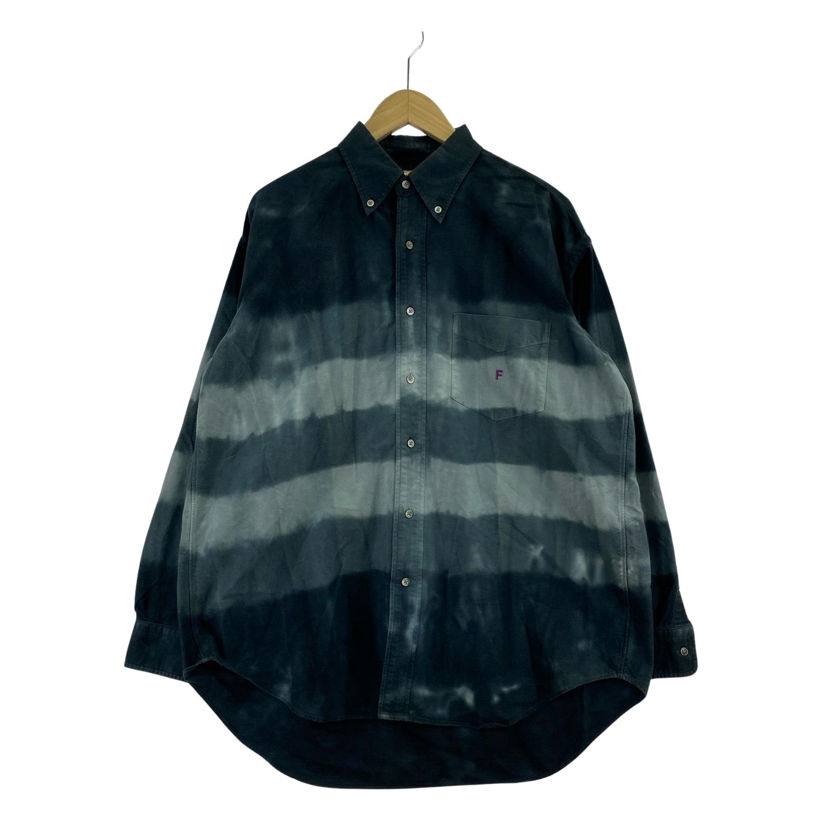 長袖シャツ ×FUTUR/Tie&Dyed Oxford L/S B.D Box Shirt 1