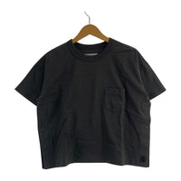 半袖Tシャツ サイドスナップボタンポケTee/GRY