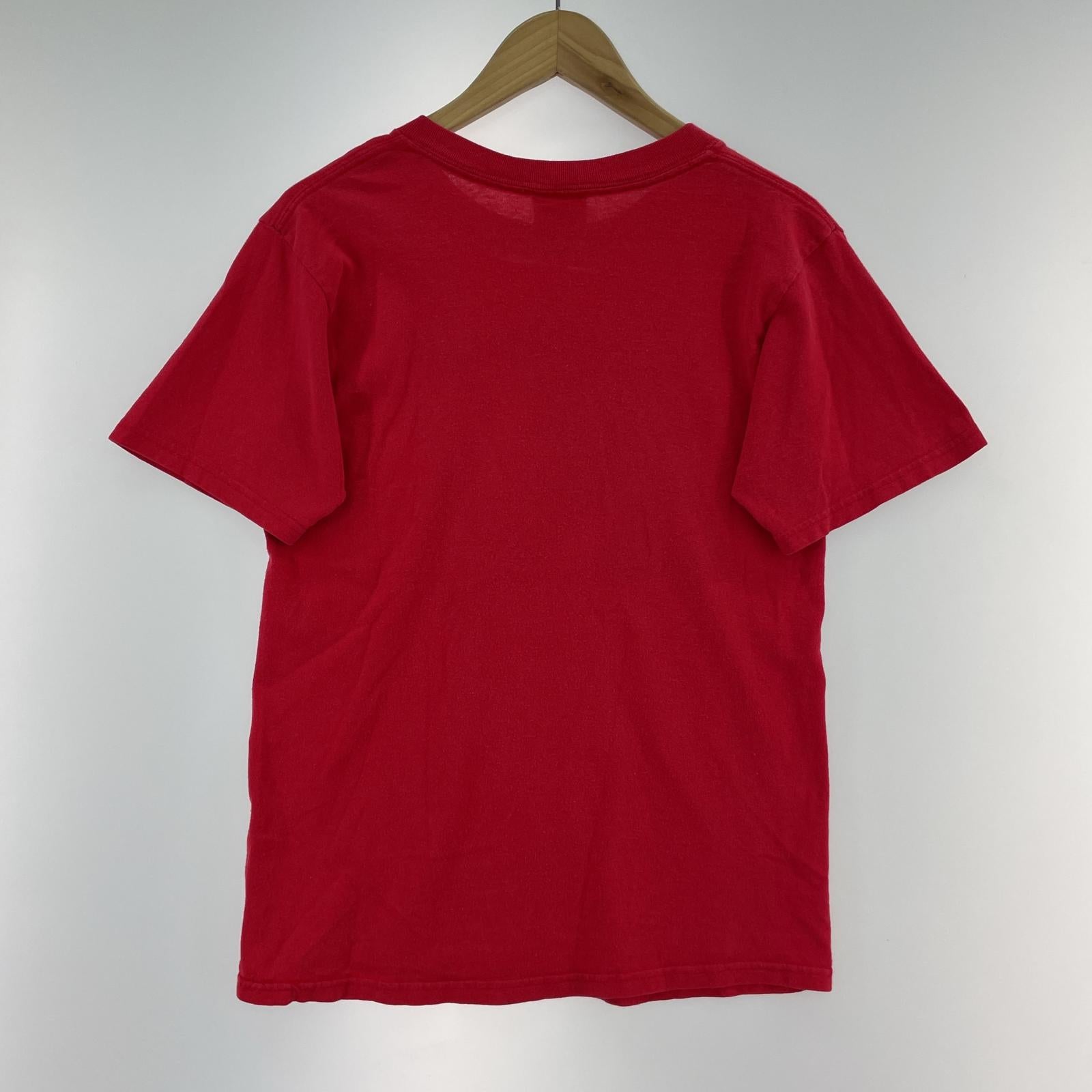 半袖Tシャツ 00s 赤単うずまきナルト (S) レッド