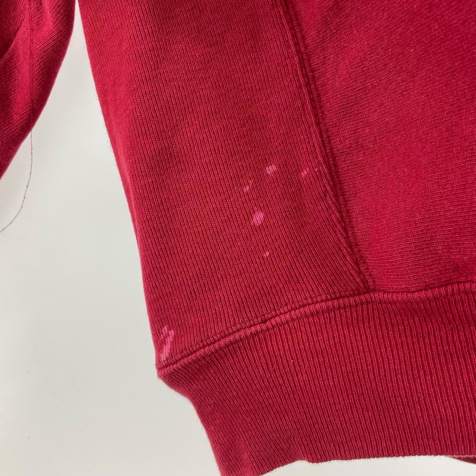 ジャケット 90s Champion RW スウェットカーディガン (XL) RED レッド