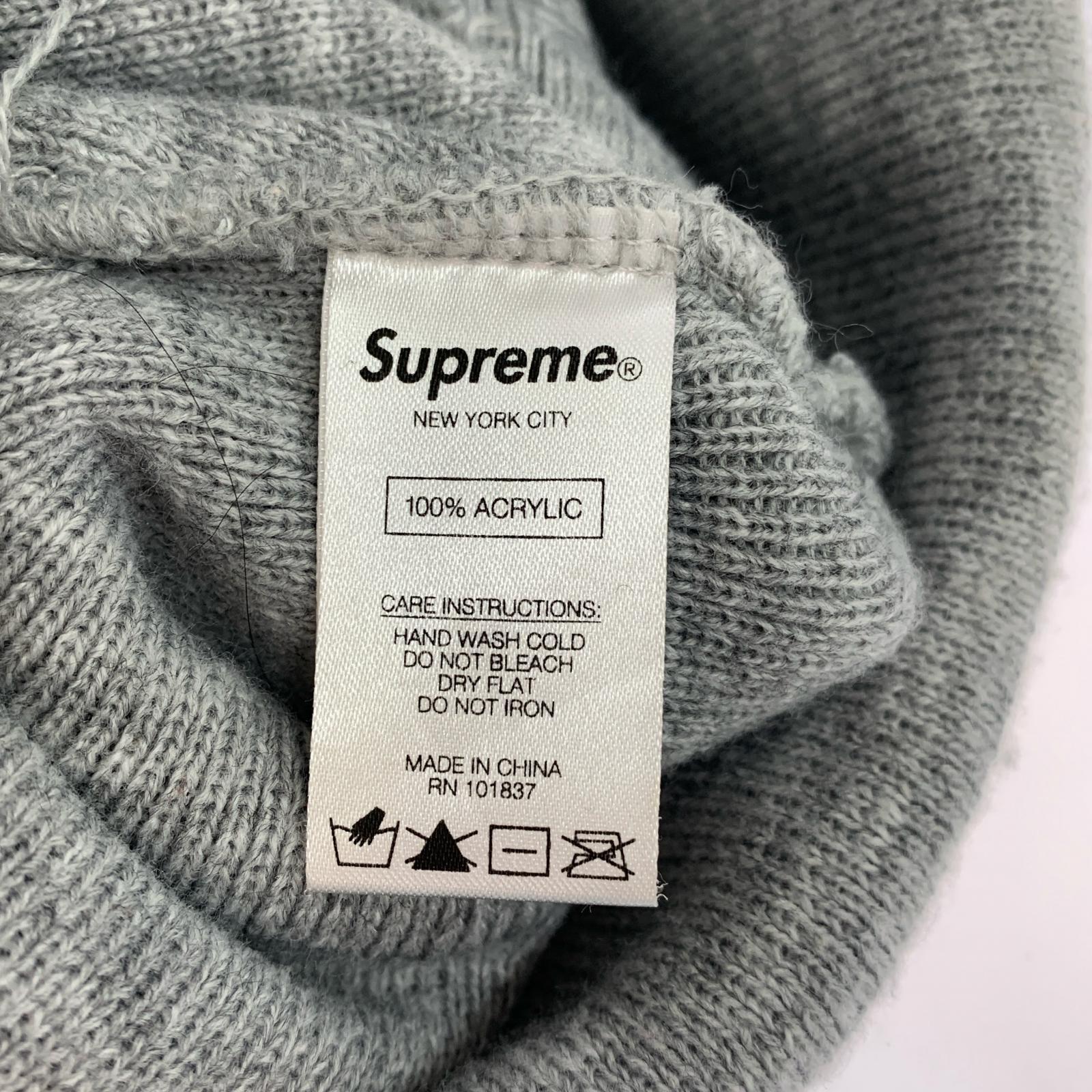 ニットキャップ Felt Logo Beanie/19SS グレー