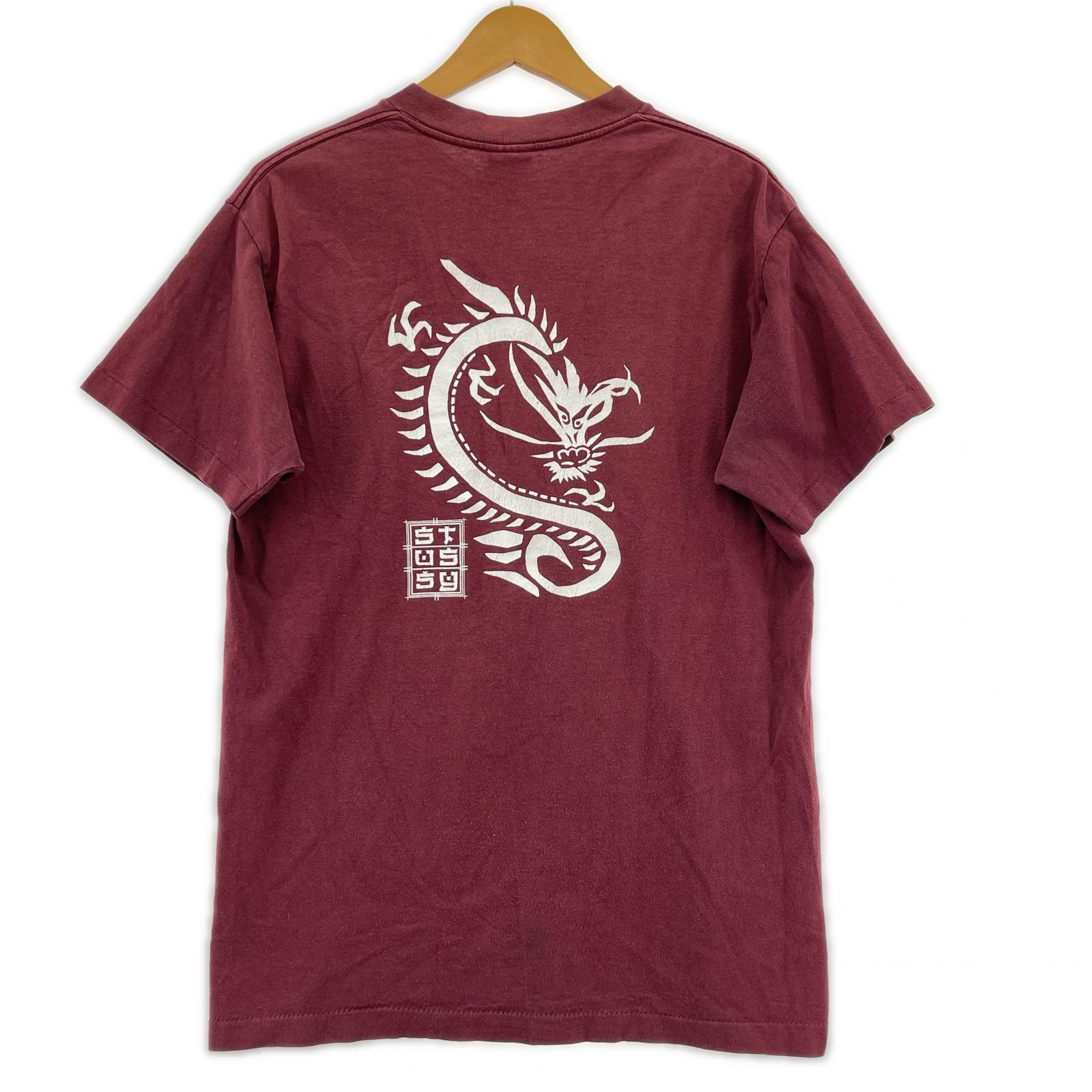 半袖Tシャツ 90s 00s 紺タグUSA製ドラゴン(M) M