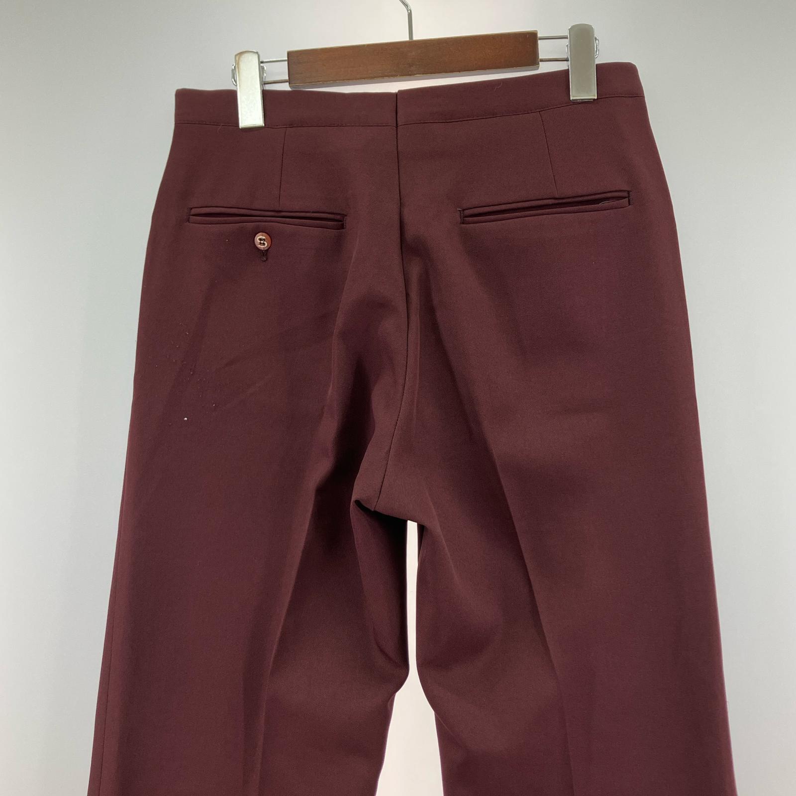パンツ 60s- ロケットタロン スラックスパンツ ボルドー