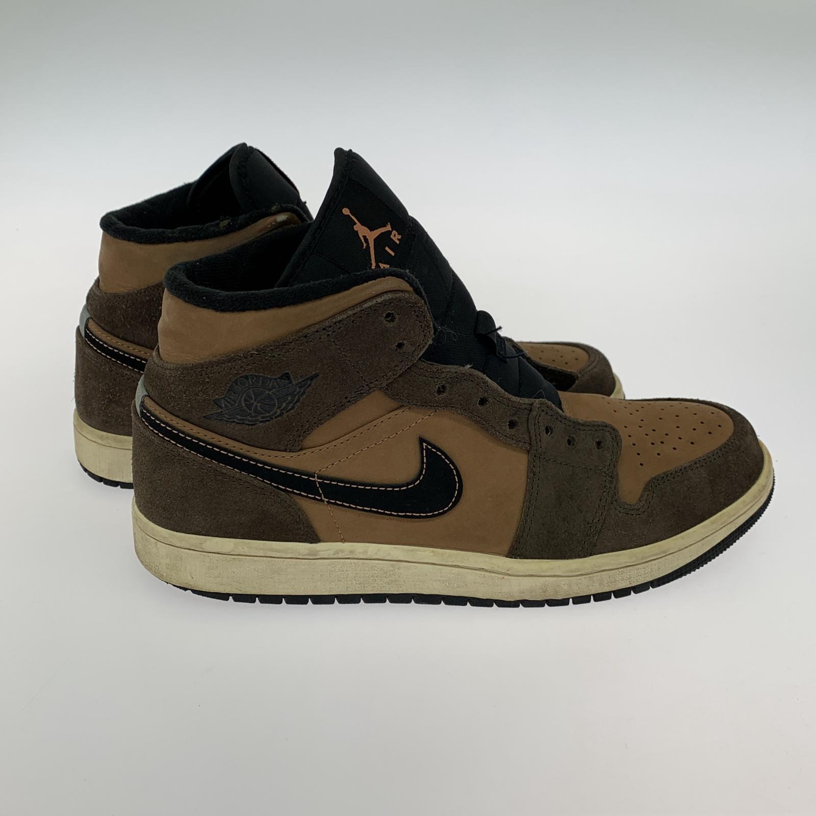 スニーカー Air jordan1 MID SE dark chocolate