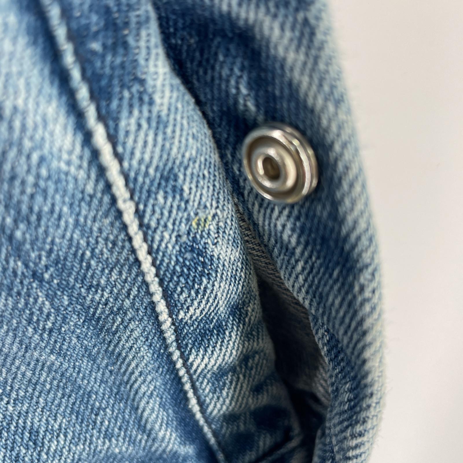 長袖シャツ AMI paris デニムシャツジャケット S ブルー S ブルー