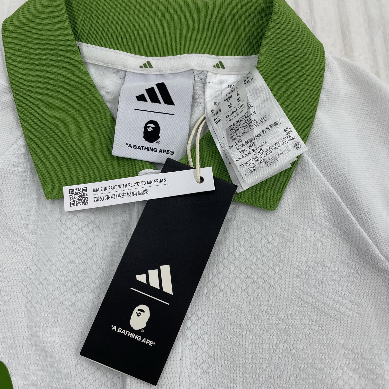 ポロシャツ BAPE x adidas Golf Relaxed Fit Polo XS ホワイト