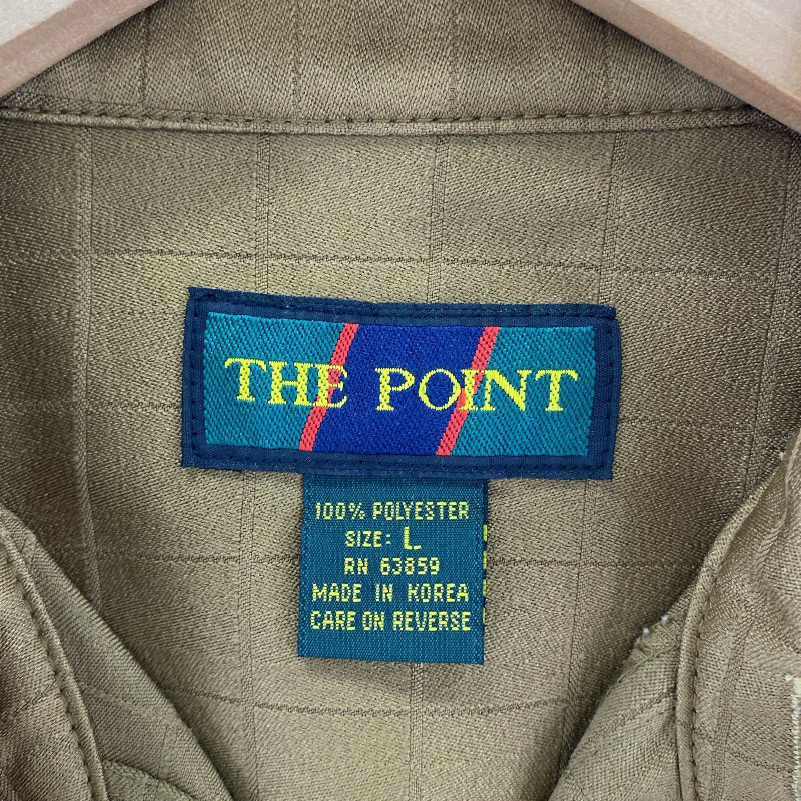 半袖シャツ THE POINT (L) L カーキ