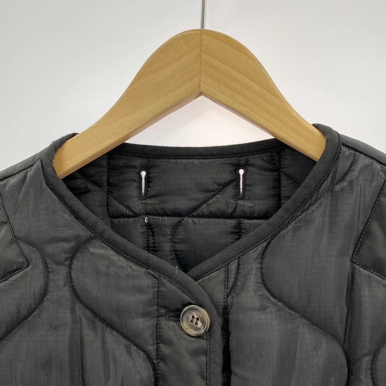 ジャケット Frankie SHOP キルティングジャケット ブラック ブラック