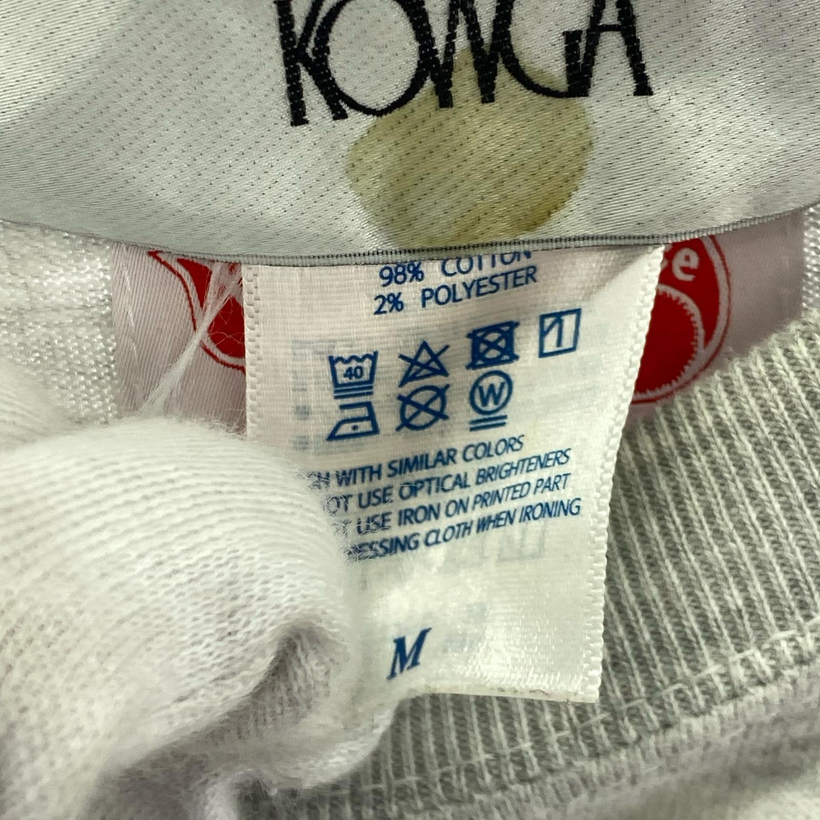 半袖Tシャツ KOWGA × CarService プリント 灰(M) M