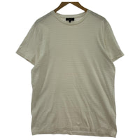 半袖Tシャツ ボーダー/XL/ベージュ LL ホワイト