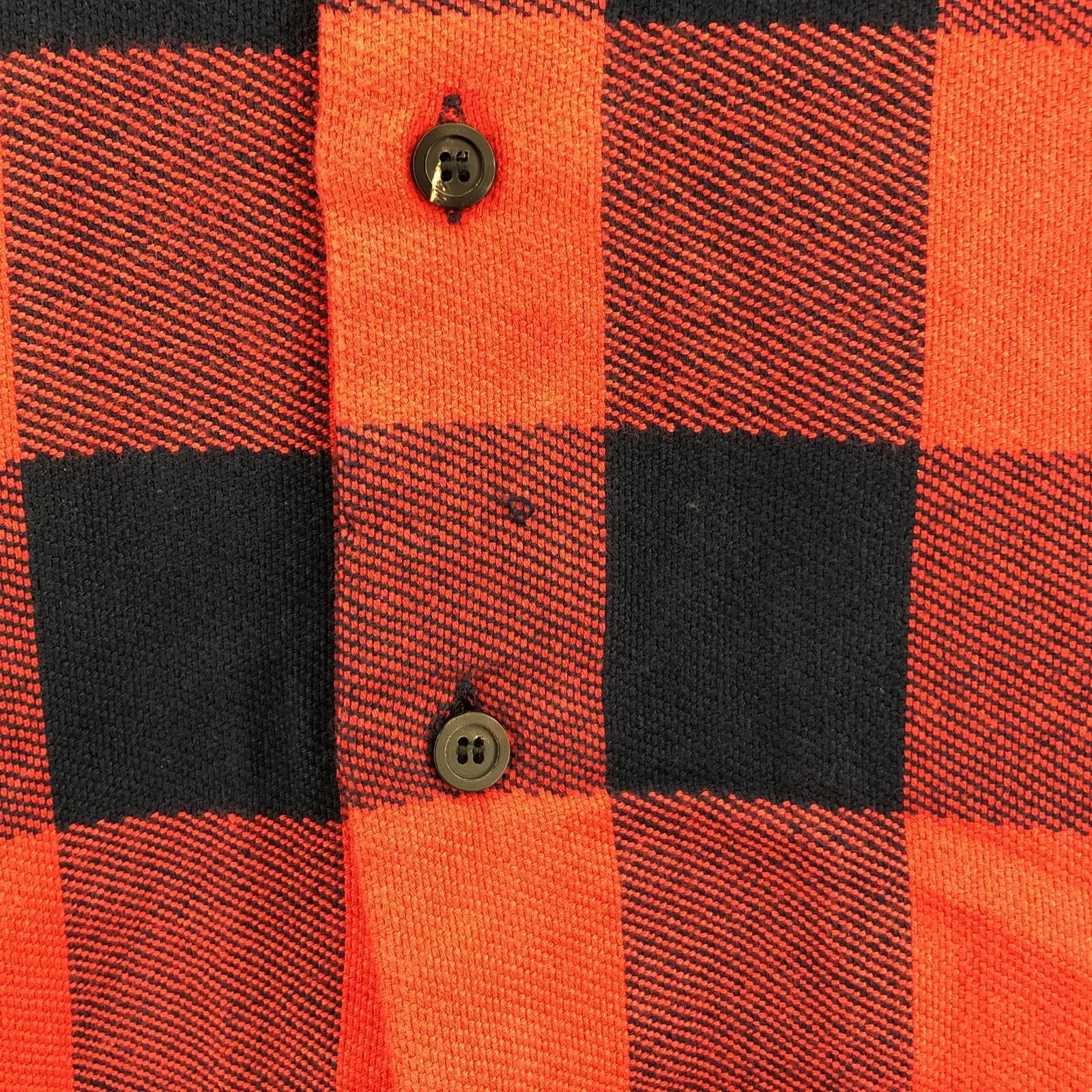 長袖シャツ ensou STANDARD SHIRTS L/Sチェックシャツ L L レッド