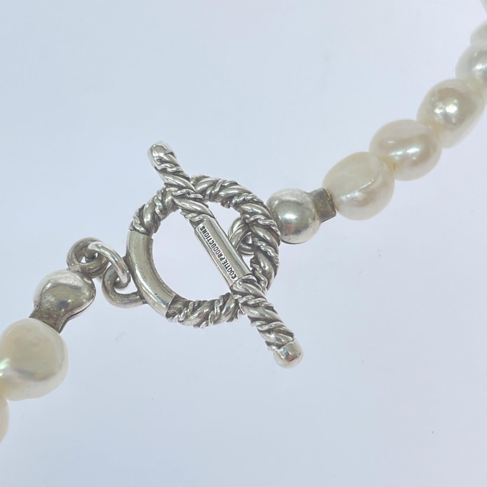 ネックレス DISTORTION PEARL NECKLACE ホワイト