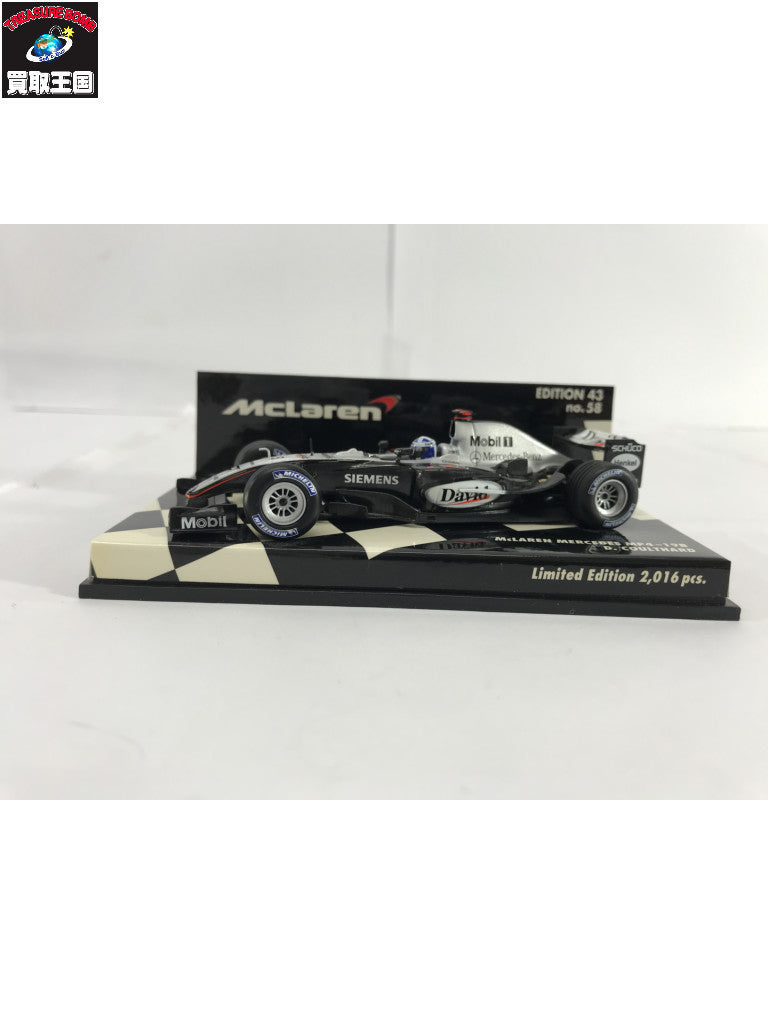 PMA 1/43 MP4-19B D.COULTHARD スケールカー