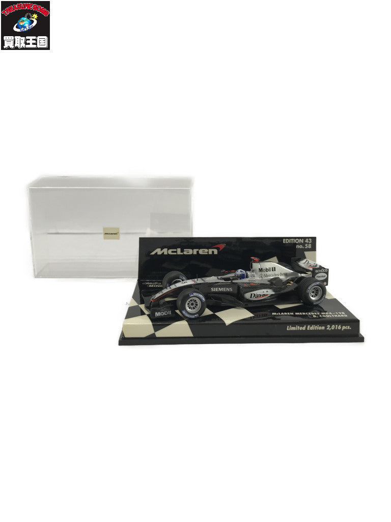 PMA 1/43 MP4-19B D.COULTHARD スケールカー