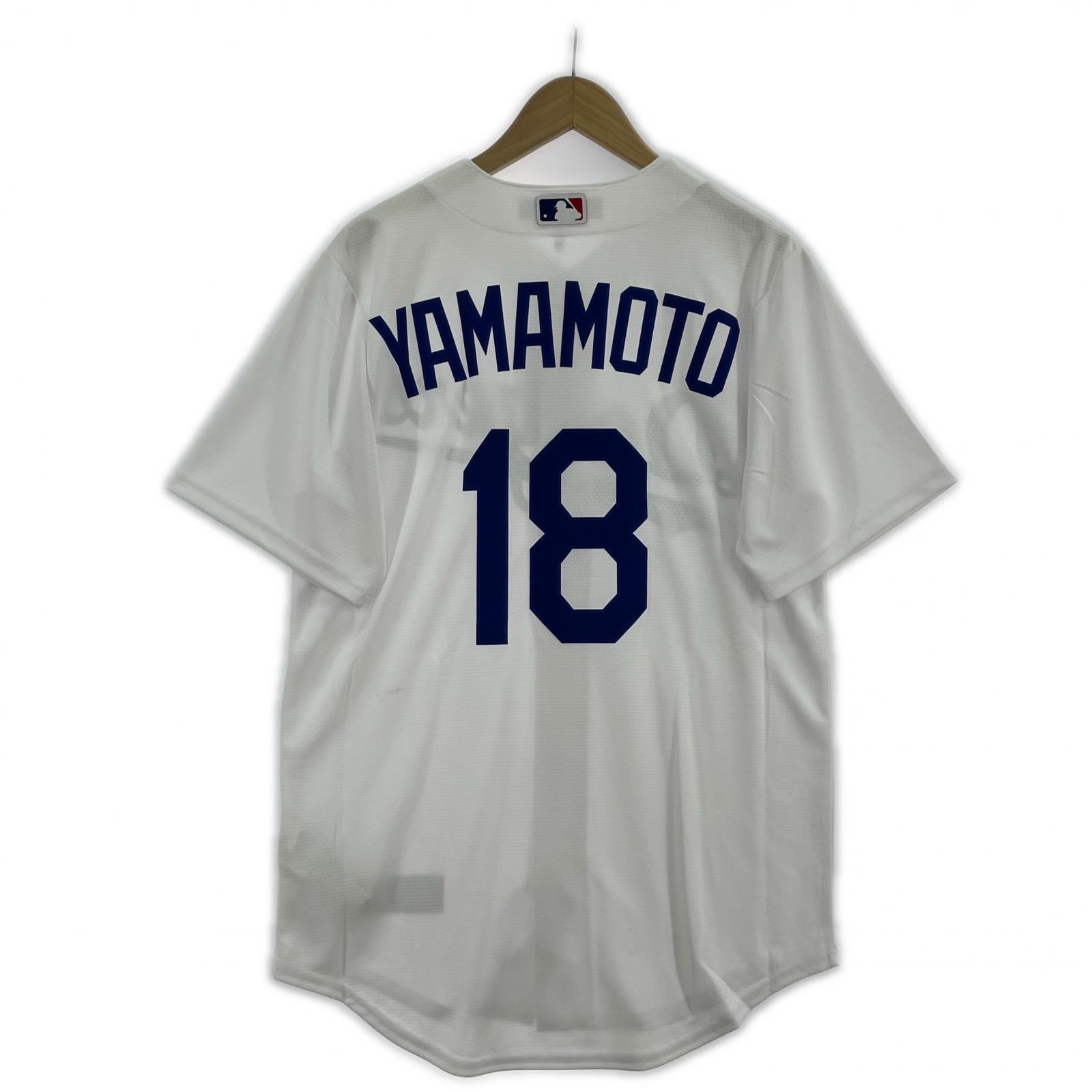 ジャージ ドジャース 山本由伸 ユニフォーム S ホワイト