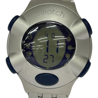 腕時計 Swatch .beat デジタル 腕時計 シルバー