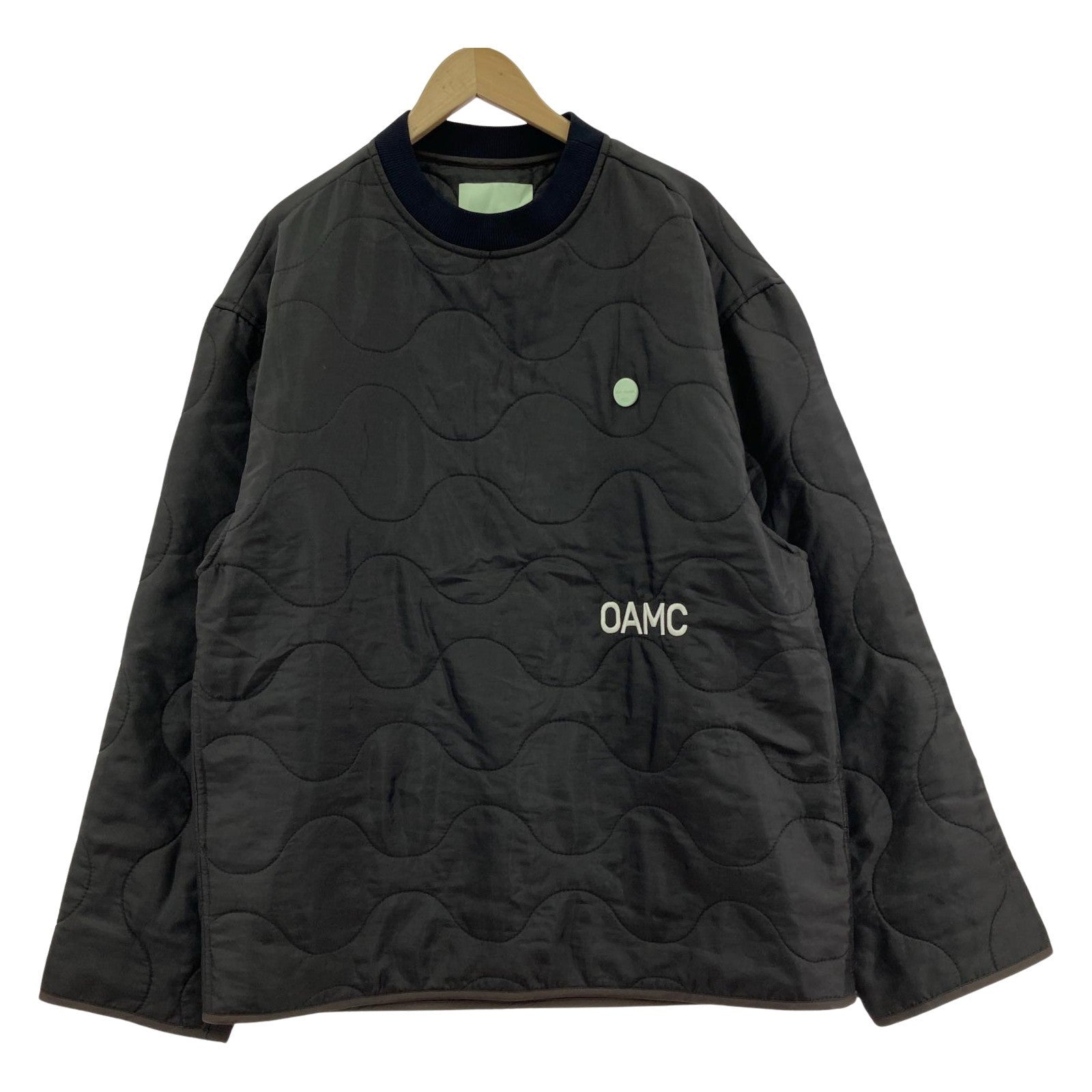 スウェット PEACEMARK WORK QUILTED SWEATSHIRTS S ブラウン