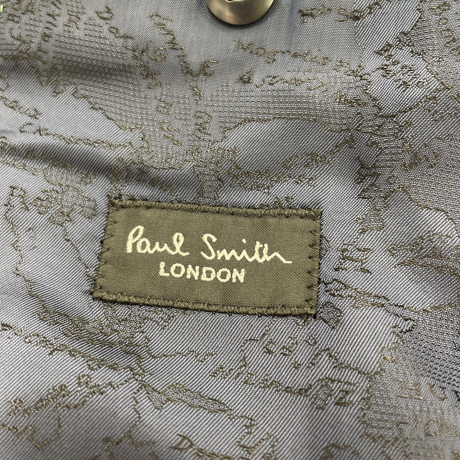 テーラードジャケット Paul Smith LONDON シルク混 セットアップスーツ M ブラック M ブラック