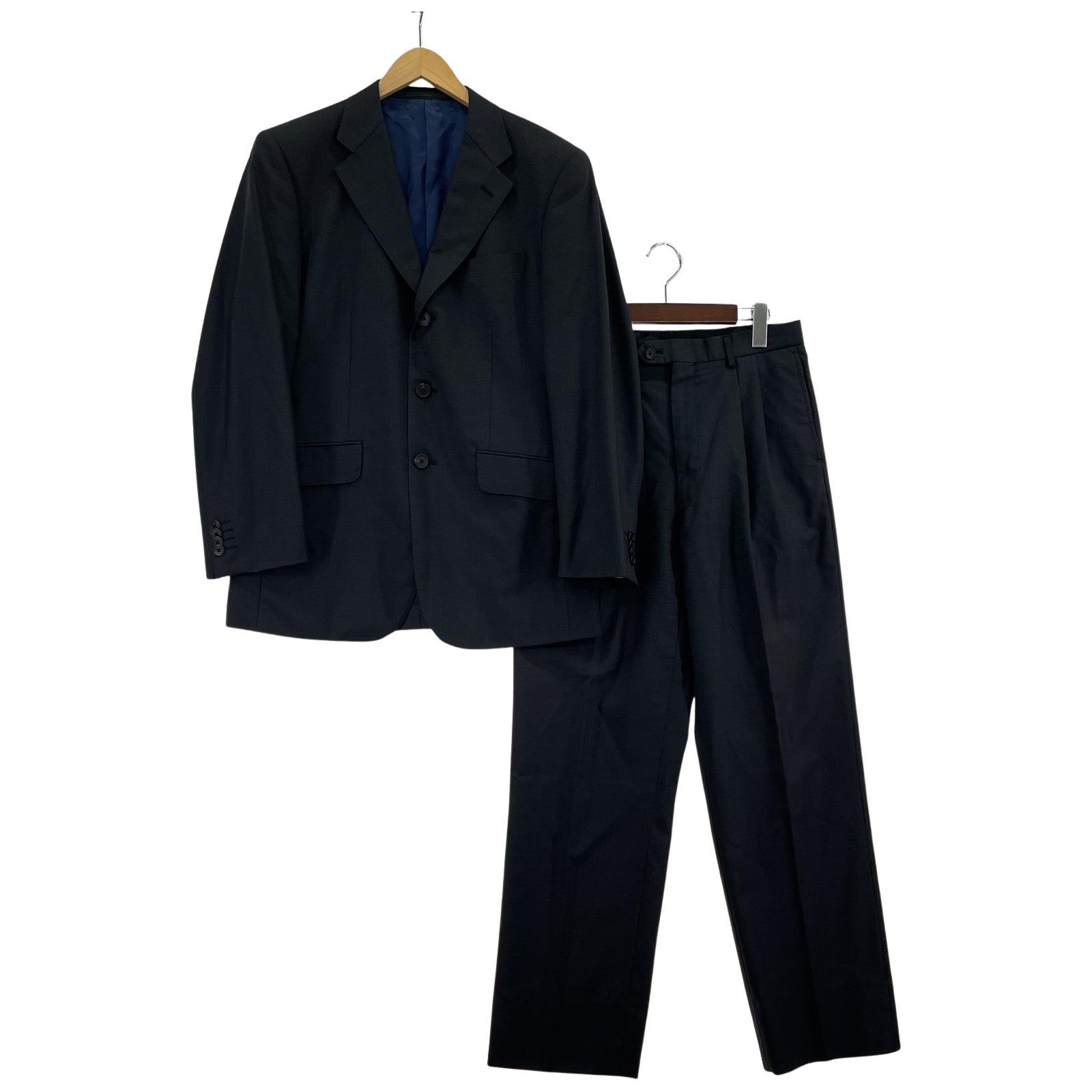 テーラードジャケット Paul Smith Lessona生地 セットアップスーツ M グレー M グレー