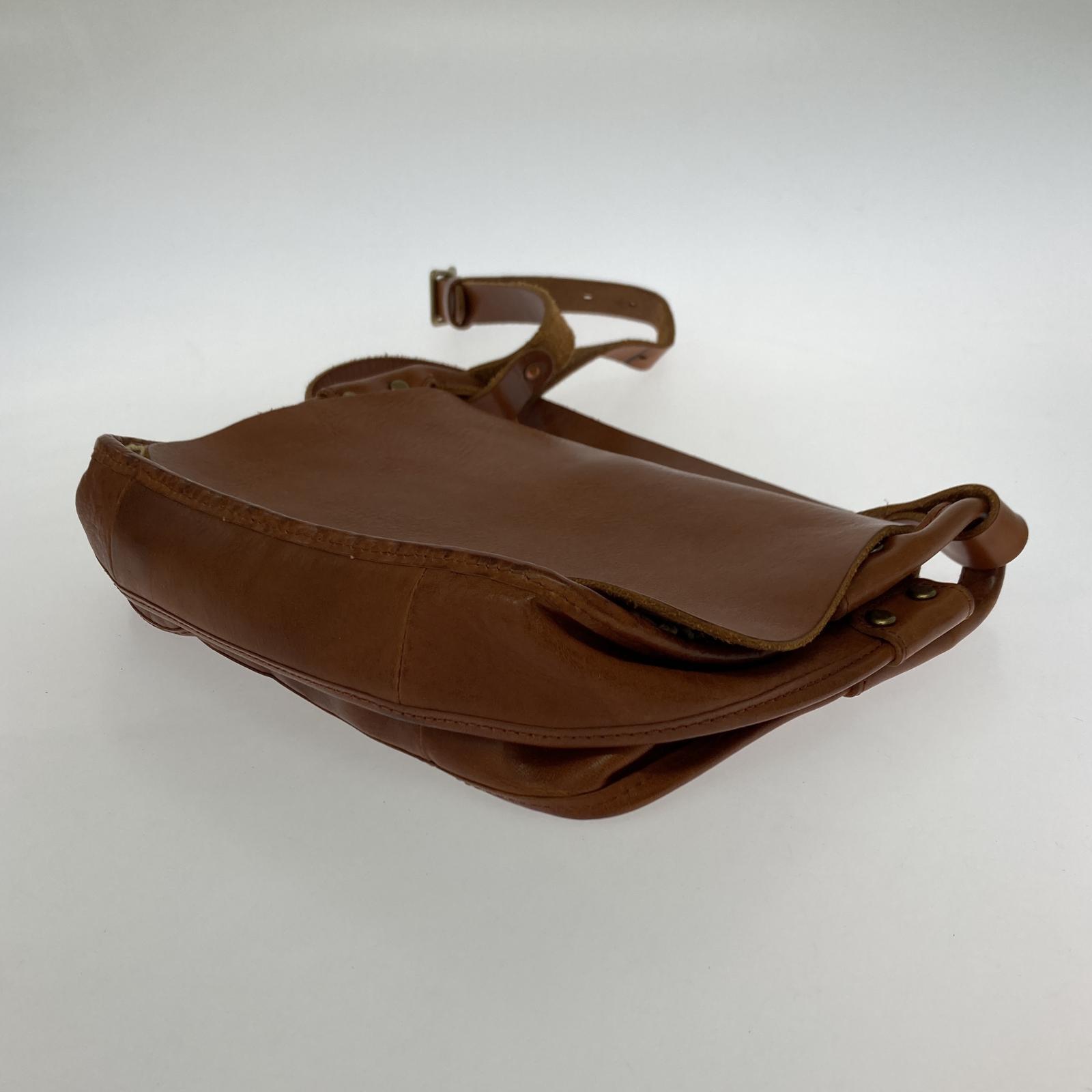 ショルダーバッグ 本革 日本製 fishing flap shoulder BRW ブラウン