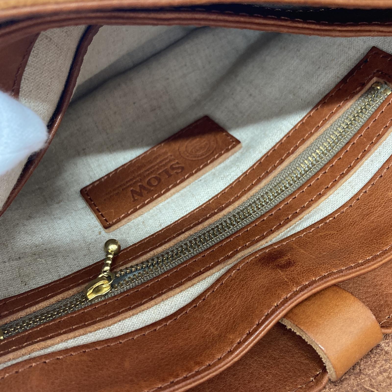 ショルダーバッグ 本革 日本製 fishing flap shoulder BRW ブラウン