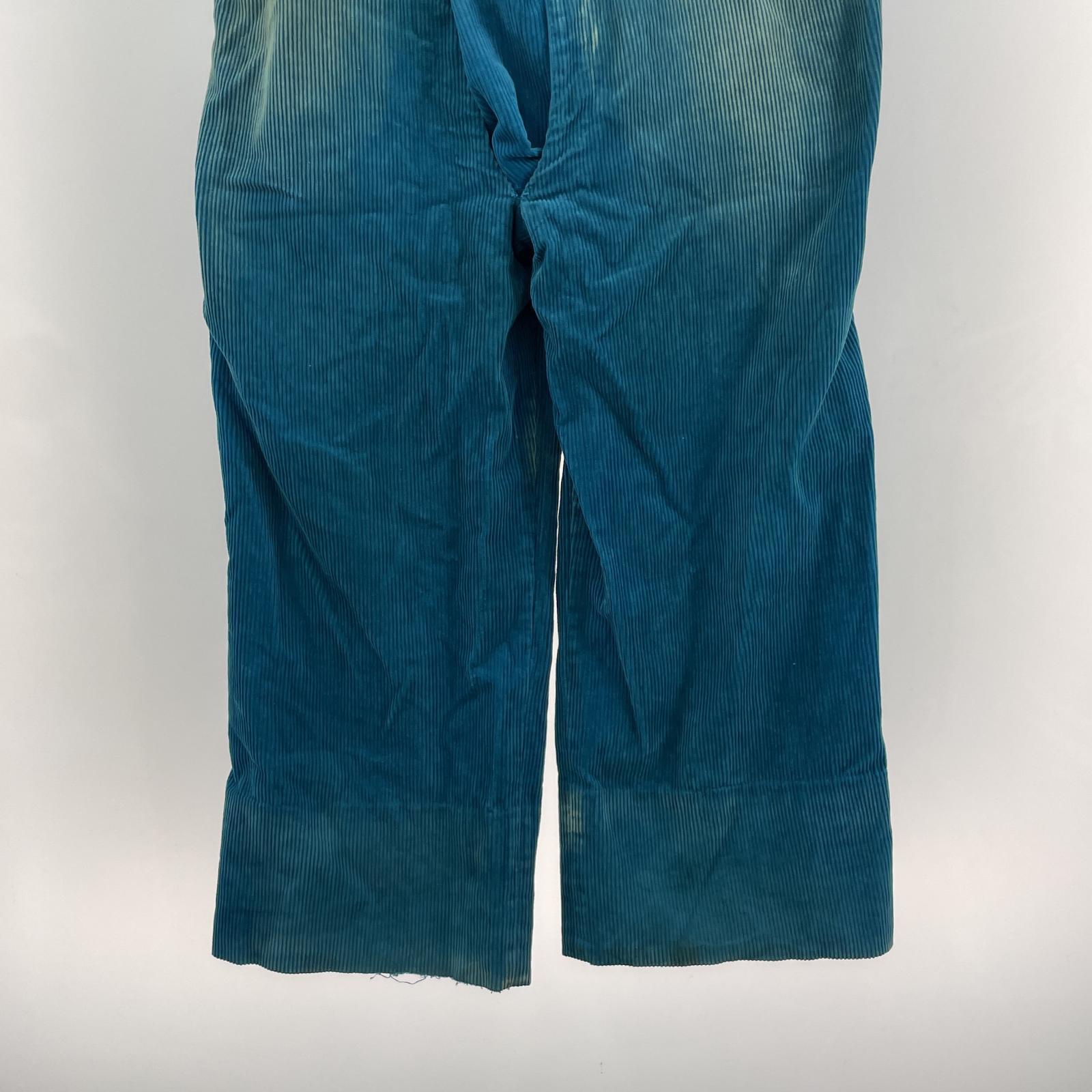 パンツ RequaL 22AW レイヤード コーデュロイパンツ 2 青 2 ブルー