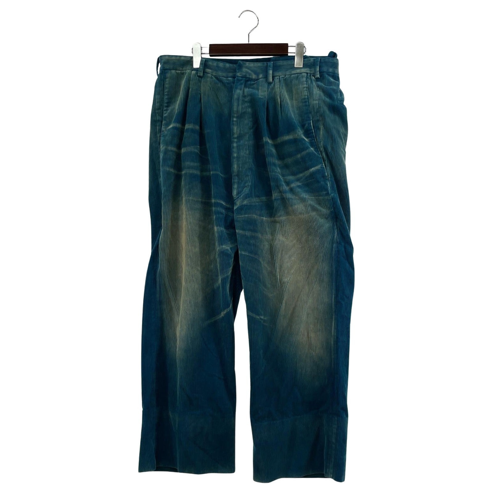 パンツ RequaL 22AW レイヤード コーデュロイパンツ 2 青 2 ブルー