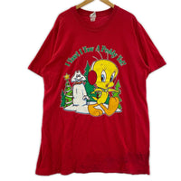 半袖Tシャツ LOONEY TUNES 1997年 赤 レッド