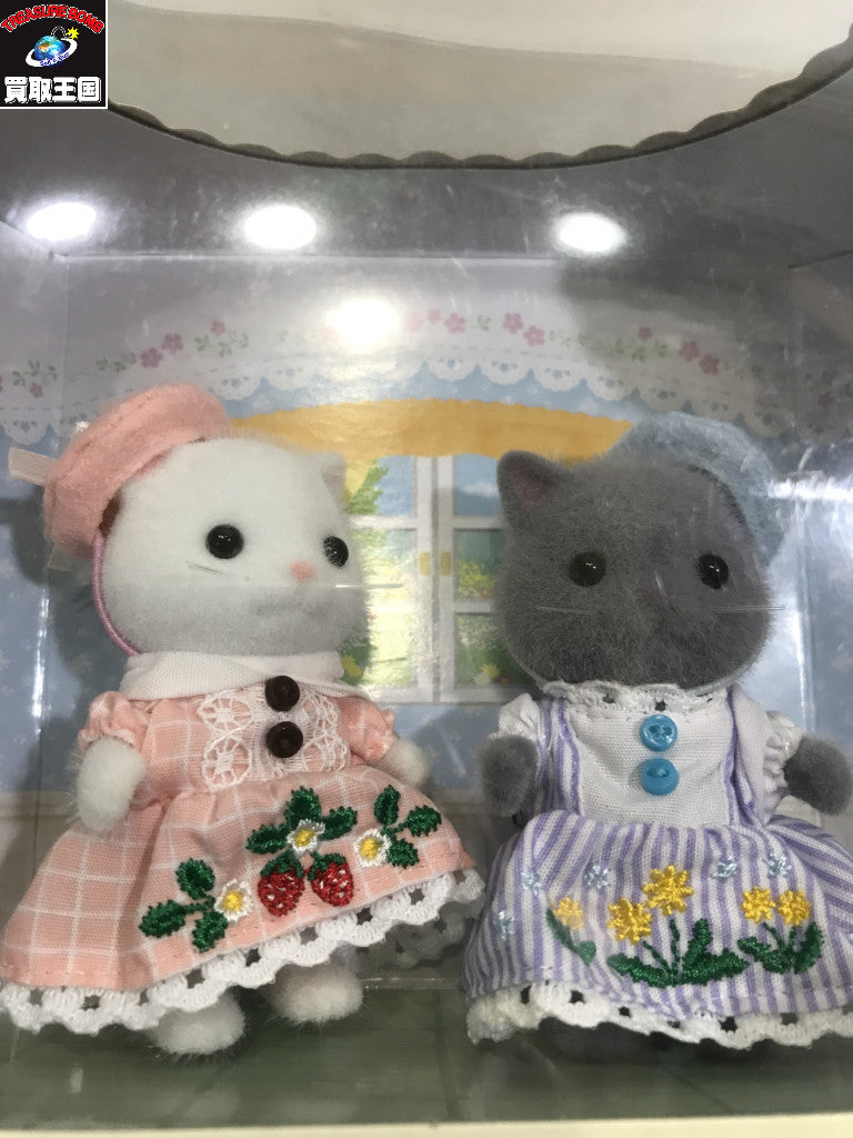 なかよしペアセット いちご・たんぽぽの刺繍 フィギュア/グッズ