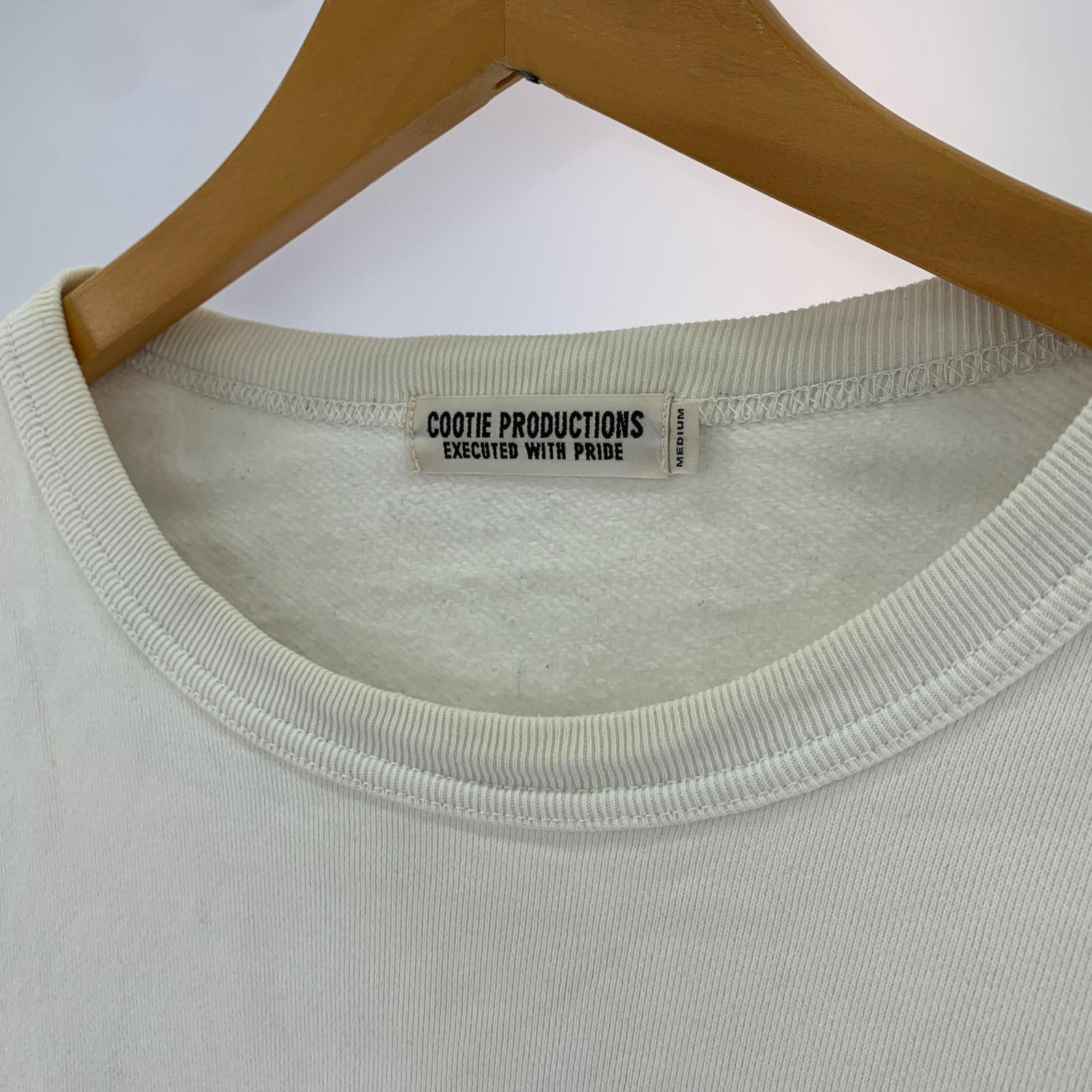 スウェット ロゴ刺繍スウェット ホワイト M M ホワイト