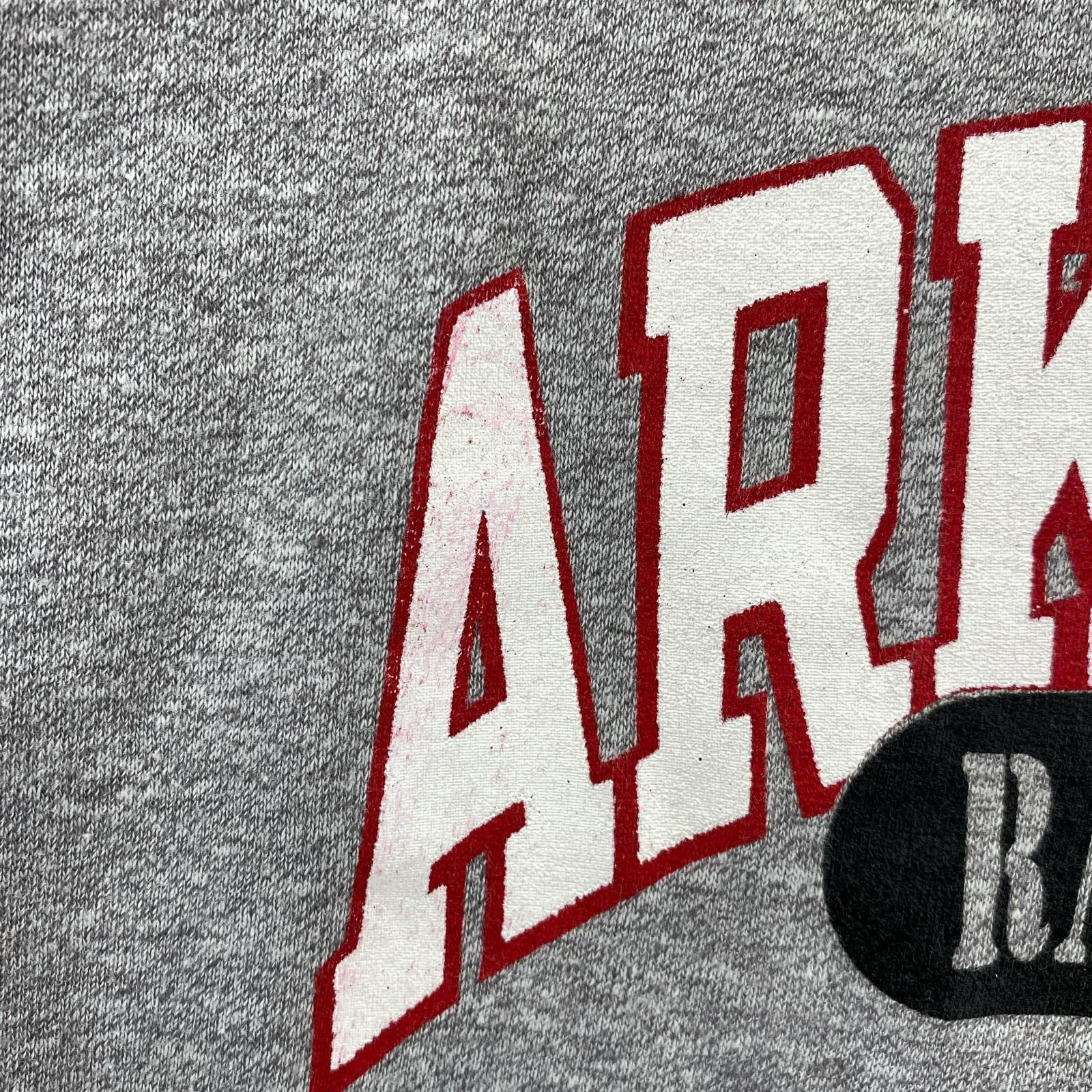 半袖Tシャツ 80s USA製 ARKANSAS M M グレー