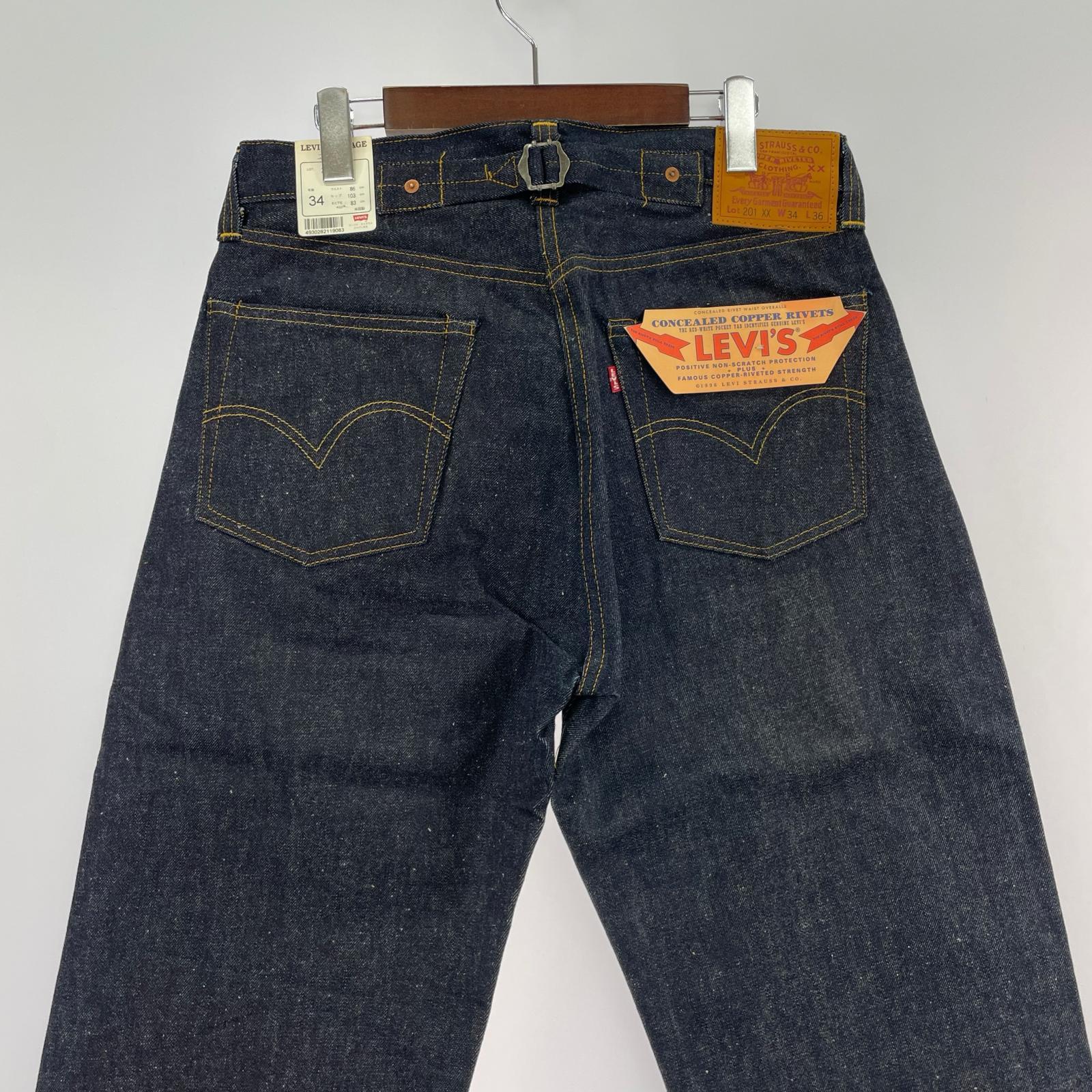 デニムパンツ 201XX バレンシア製 deadstock 34/36 34 ブルー