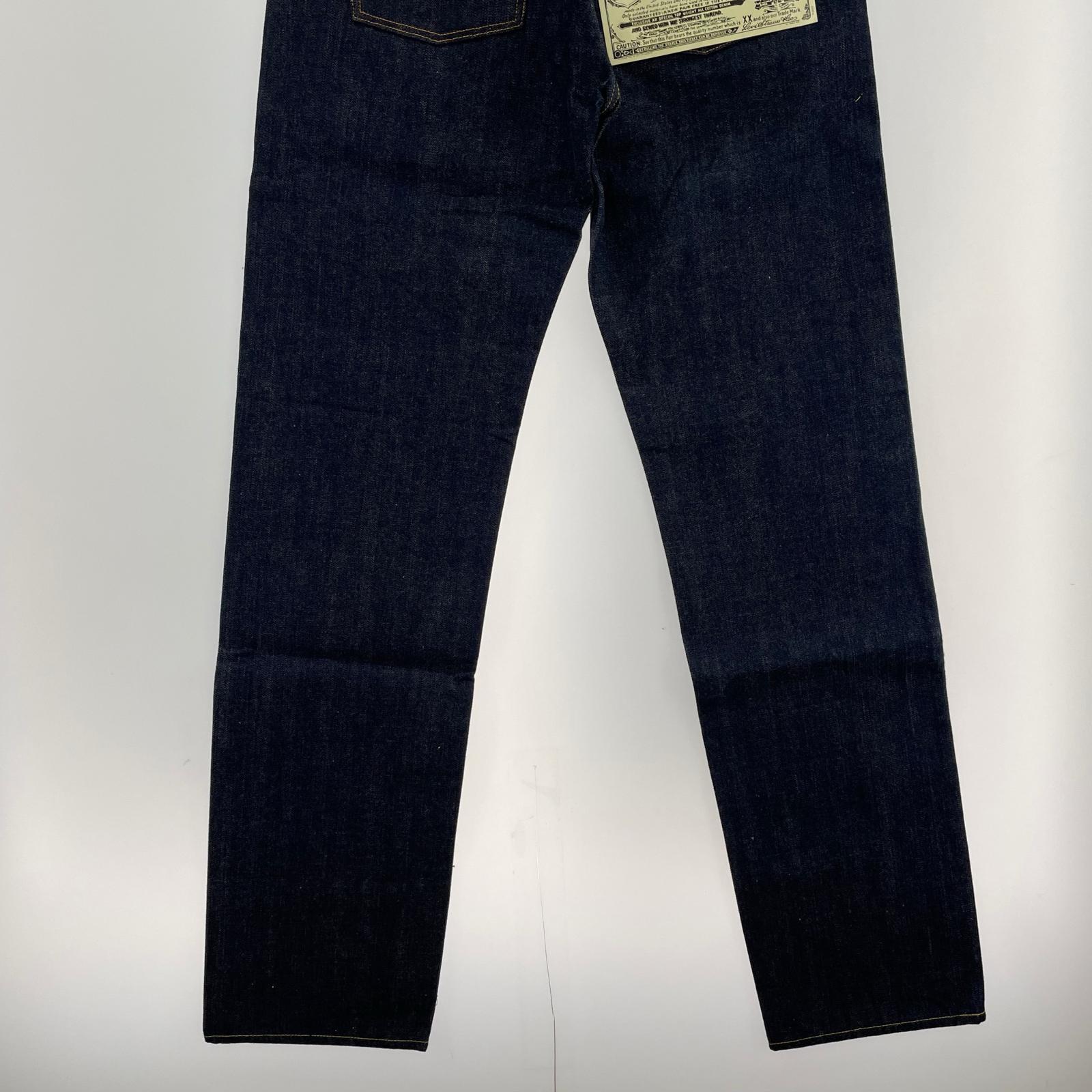 デニムパンツ 66501 deadstock 日本製 33/36 33 ブルー
