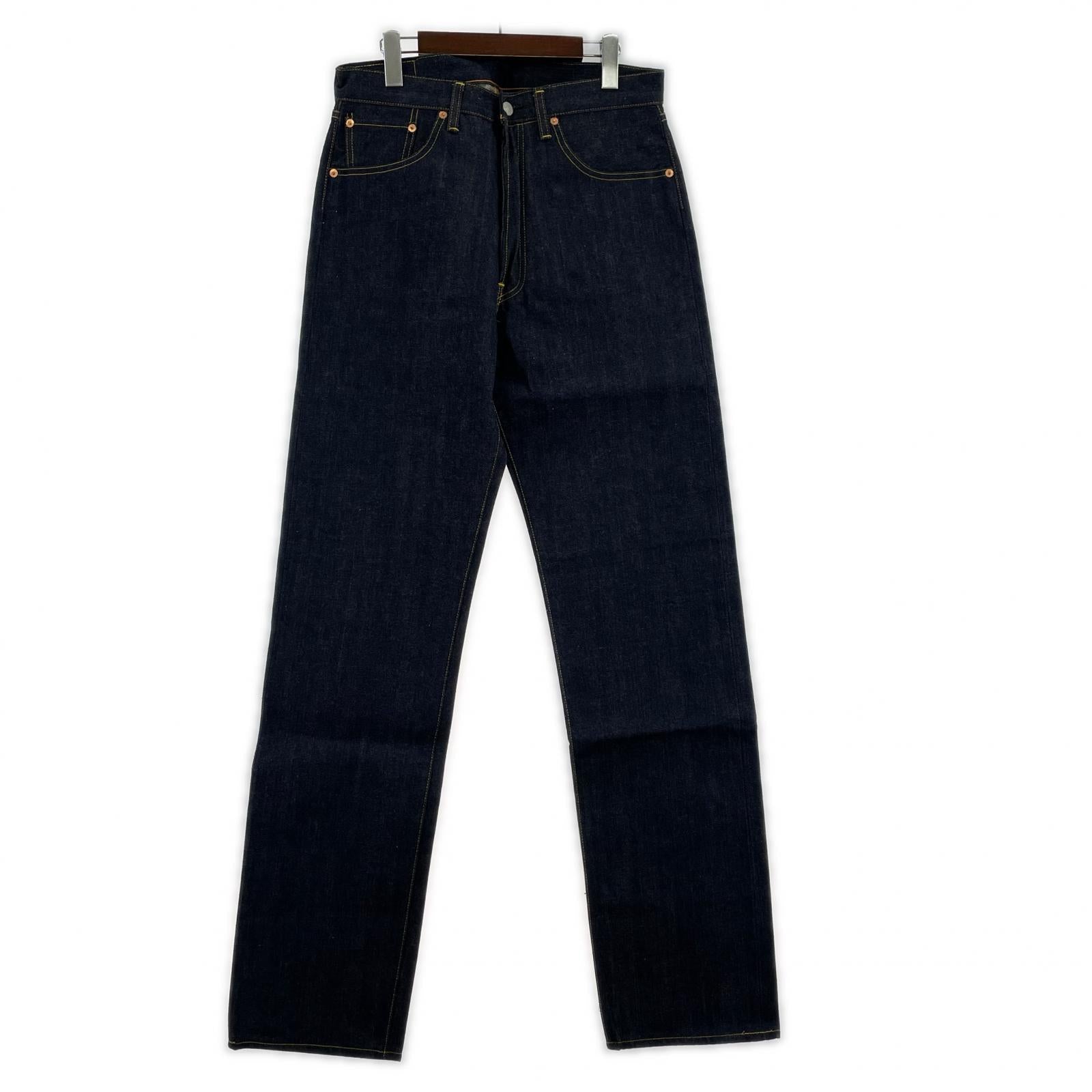 デニムパンツ 66501 deadstock 日本製 33/36 33 ブルー