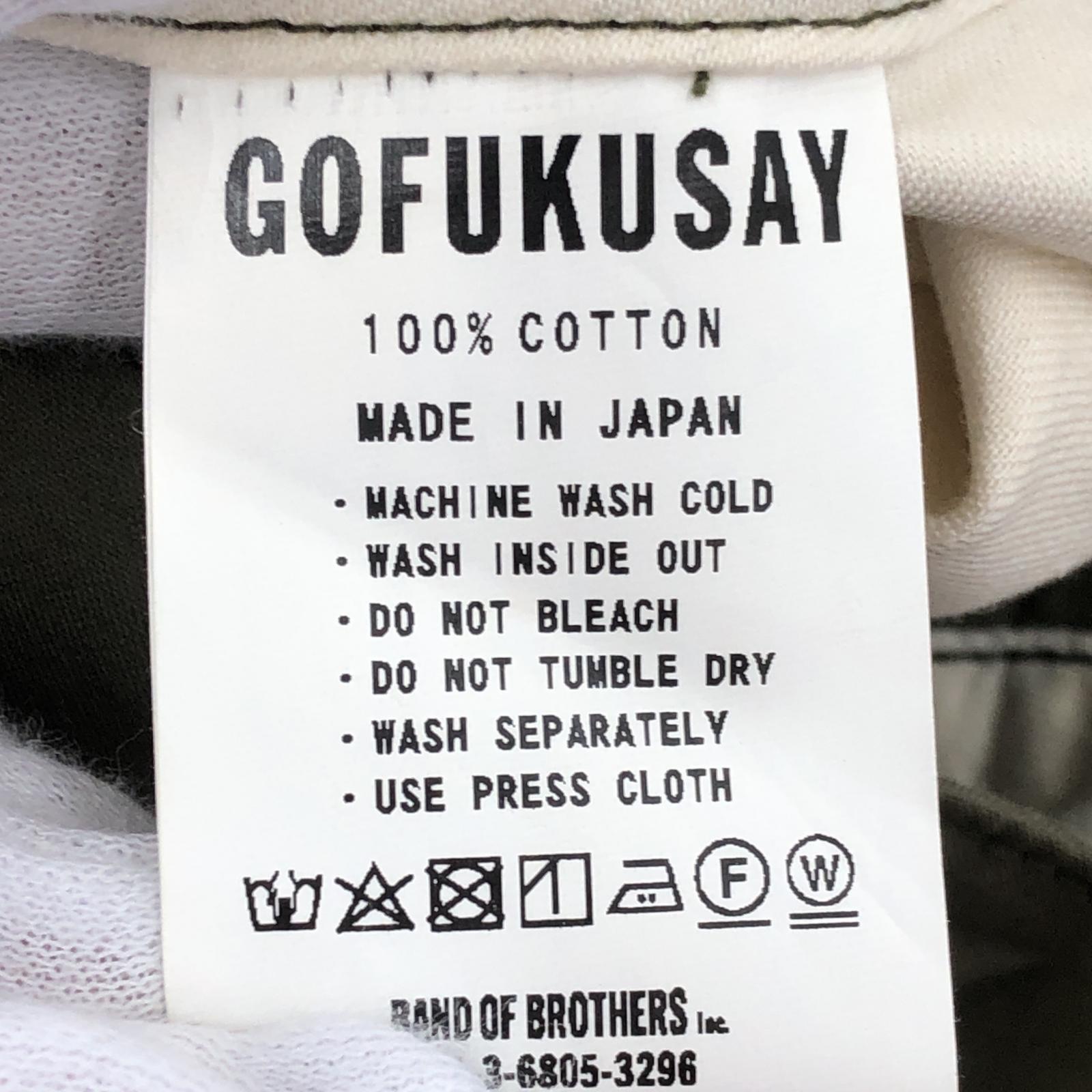 パンツ GOFUKUSAY TYPE4/コットンパンツ/FREE