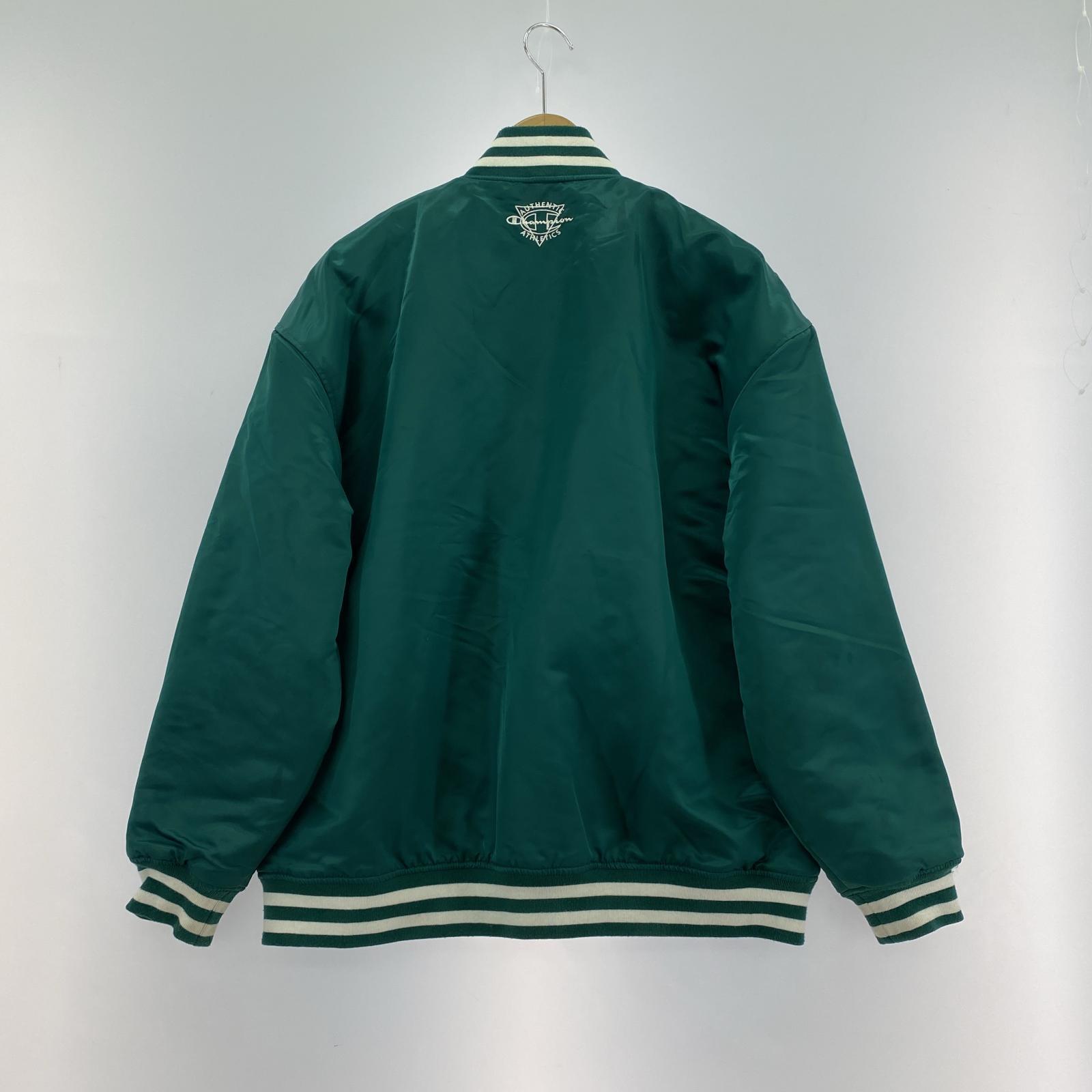 ジャケット ナイロンスタジャン 緑 (M) M グリーン
