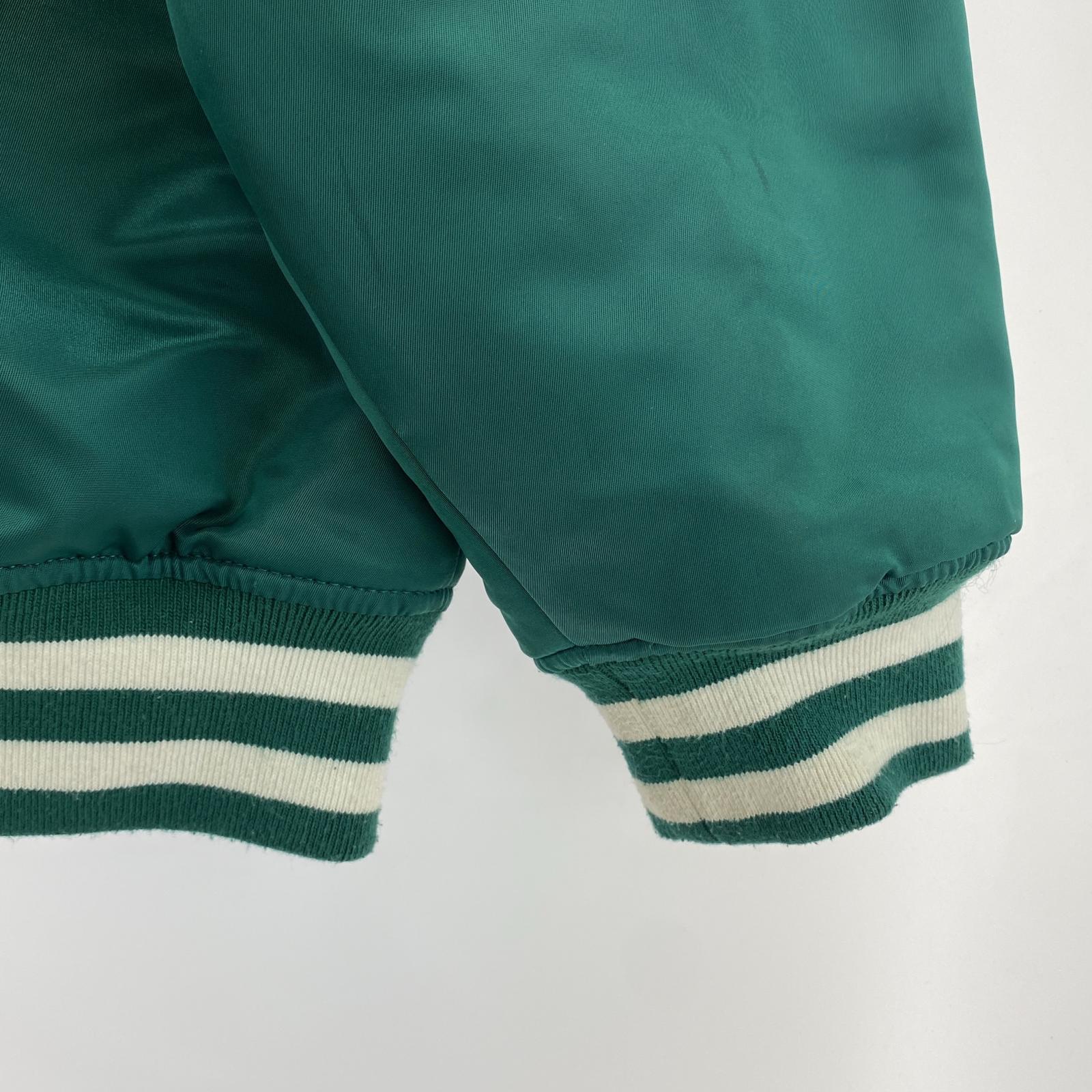 ジャケット ナイロンスタジャン 緑 (M) M グリーン