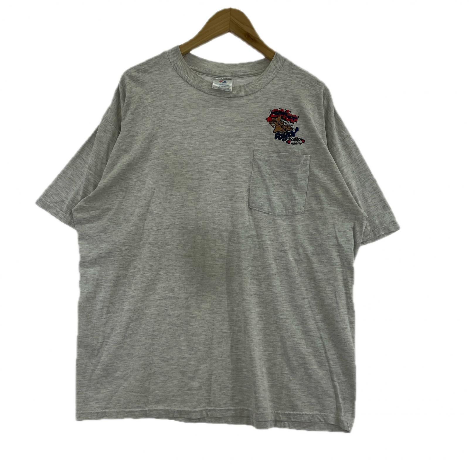 半袖Tシャツ 90's jerzees ポケットt グレー(XL) グレー