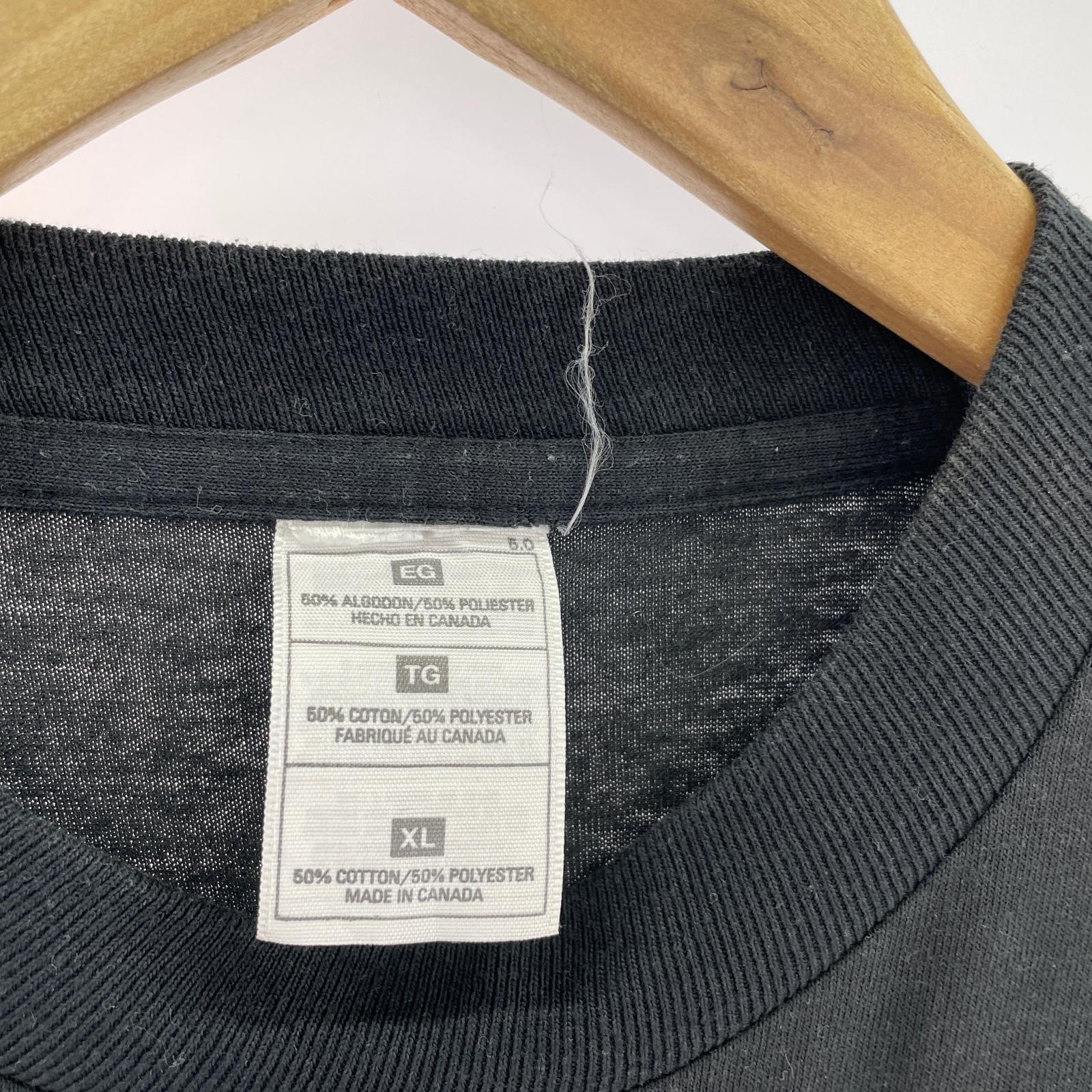 半袖Tシャツ 90’s trans tech フェザー イーグル Tシャツ 黒 ブラック