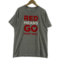 半袖Tシャツ heart walk gildan tシャツ グレー(L) L グレー