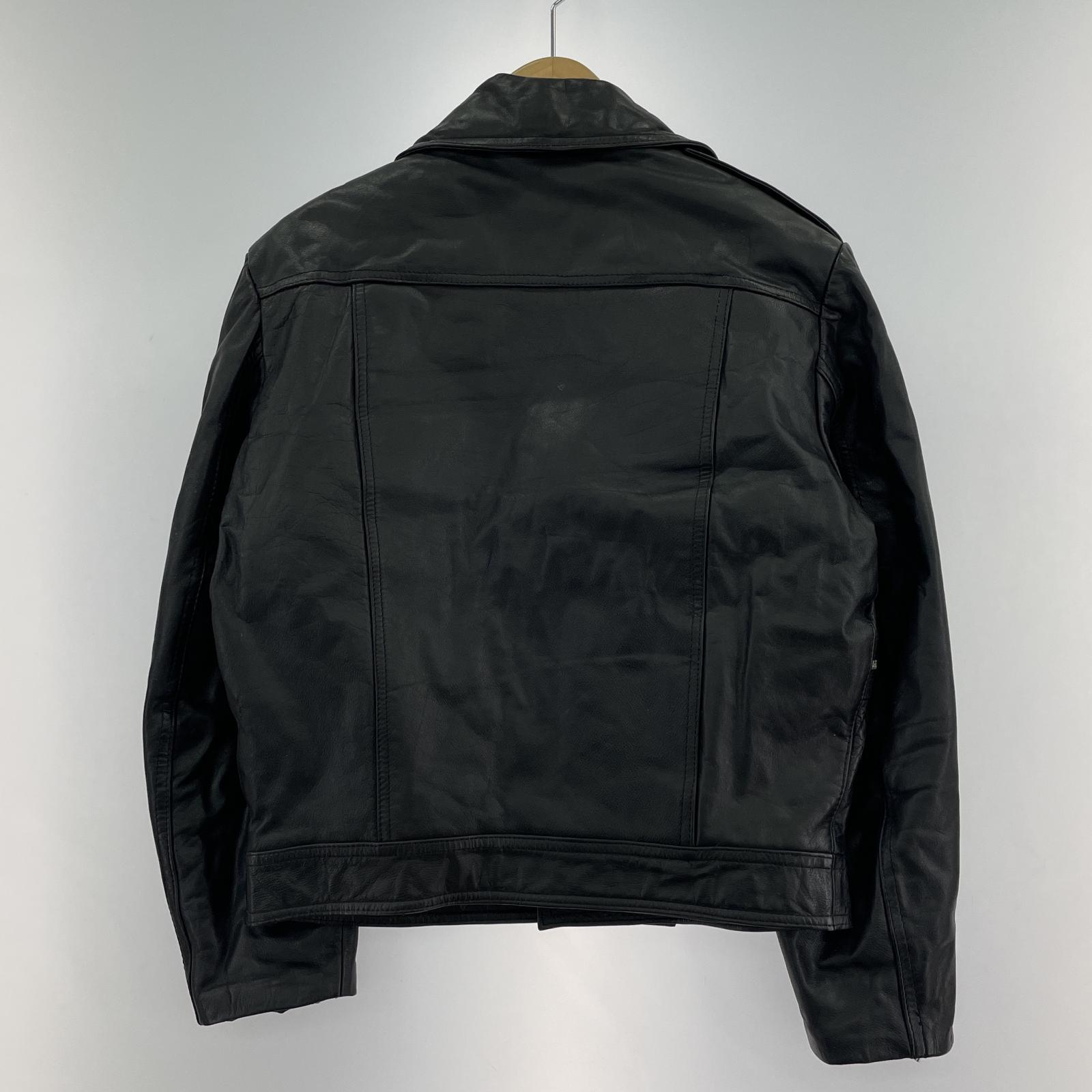 レザージャケット CHOPPER COOLS HIDEMITSU ダブルライダース ブラック