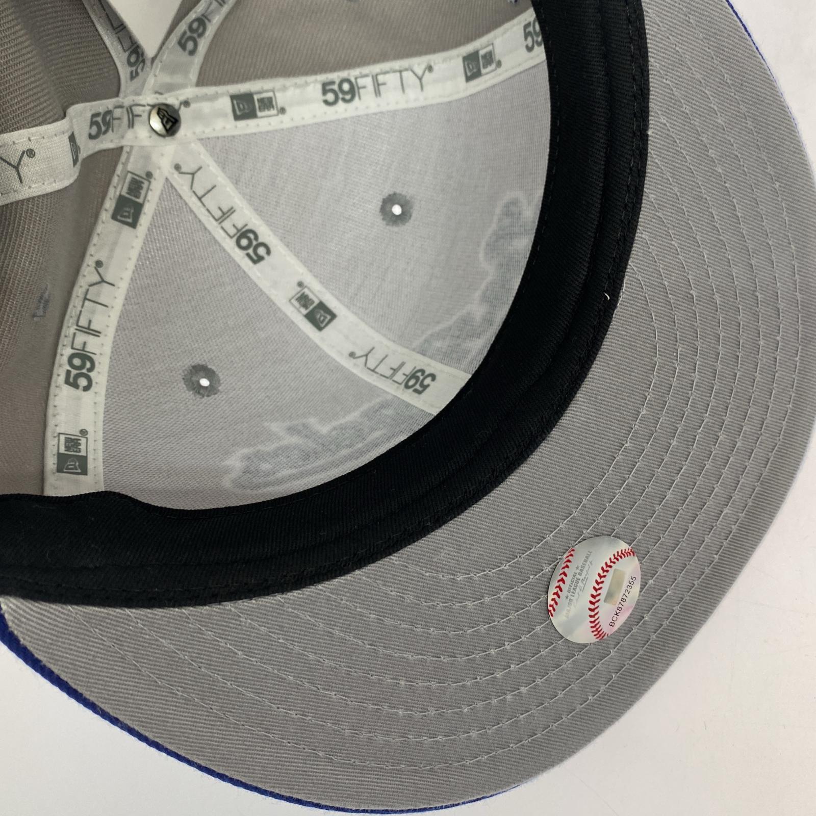 キャップ NEW ERA 59FIFTY ドジャース 7 3/8 グレー