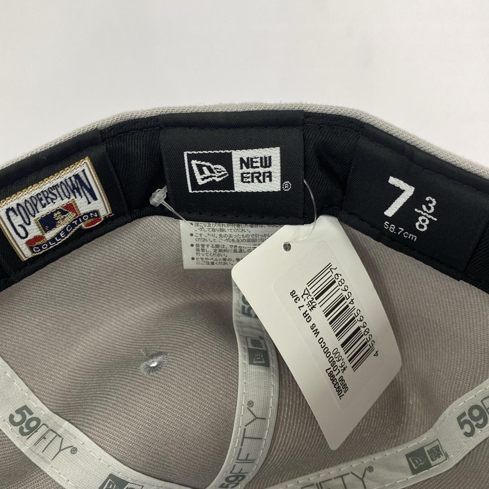 キャップ NEW ERA 59FIFTY ドジャース 7 3/8 グレー