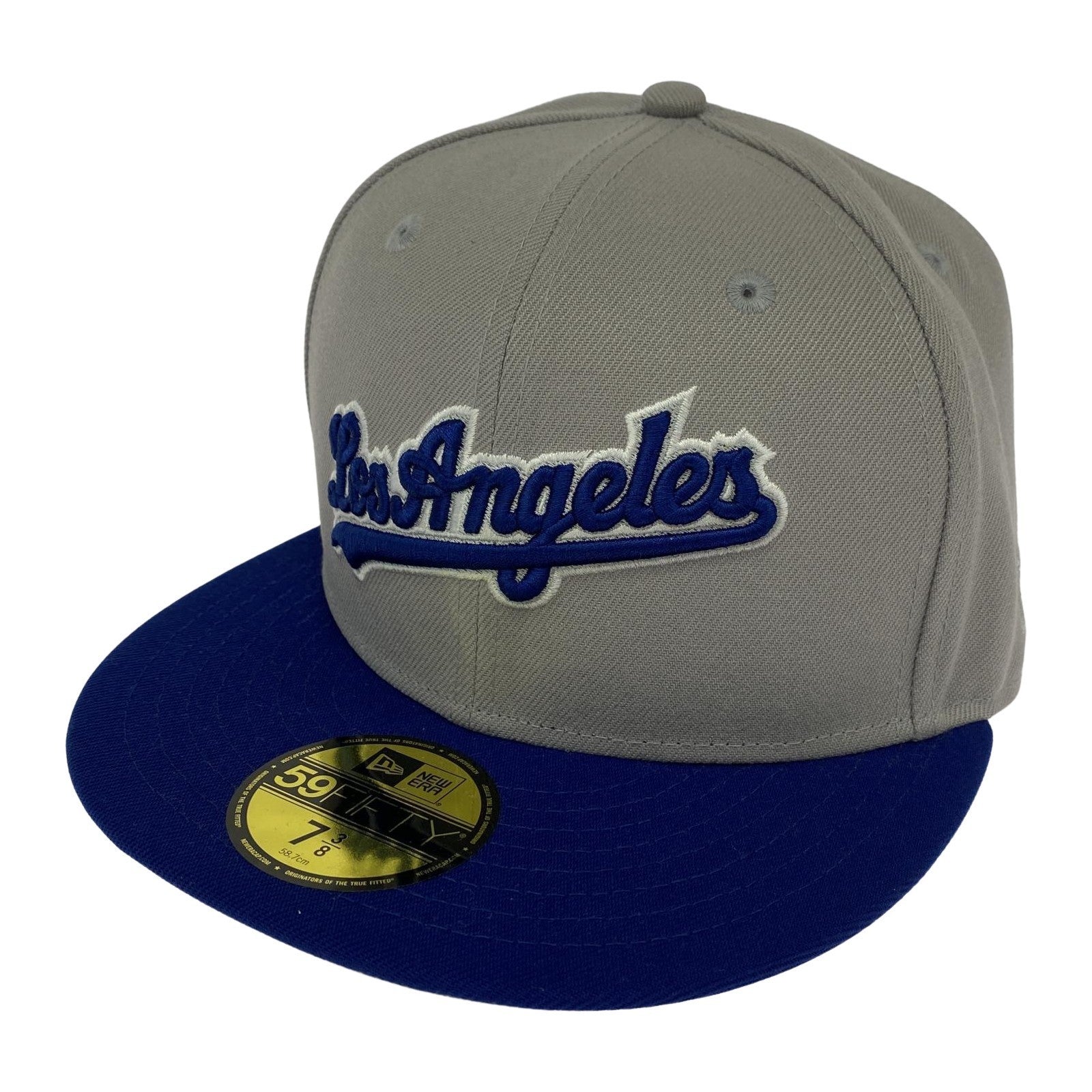 キャップ NEW ERA 59FIFTY ドジャース 7 3/8 グレー