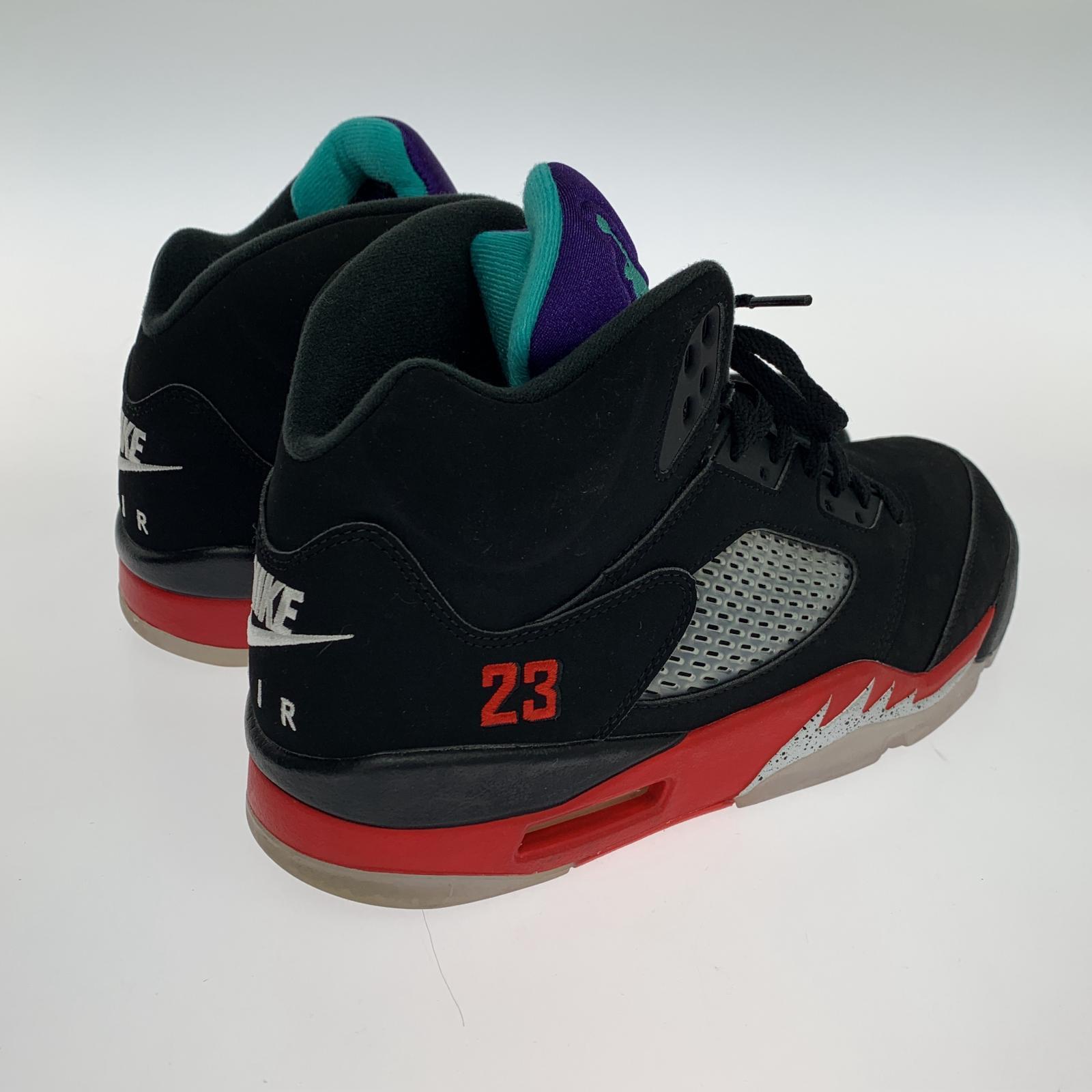 スニーカー AIR JORDAN 5 黒 28.5cm 28.5cm (US10 1/2 UK10 EU47)