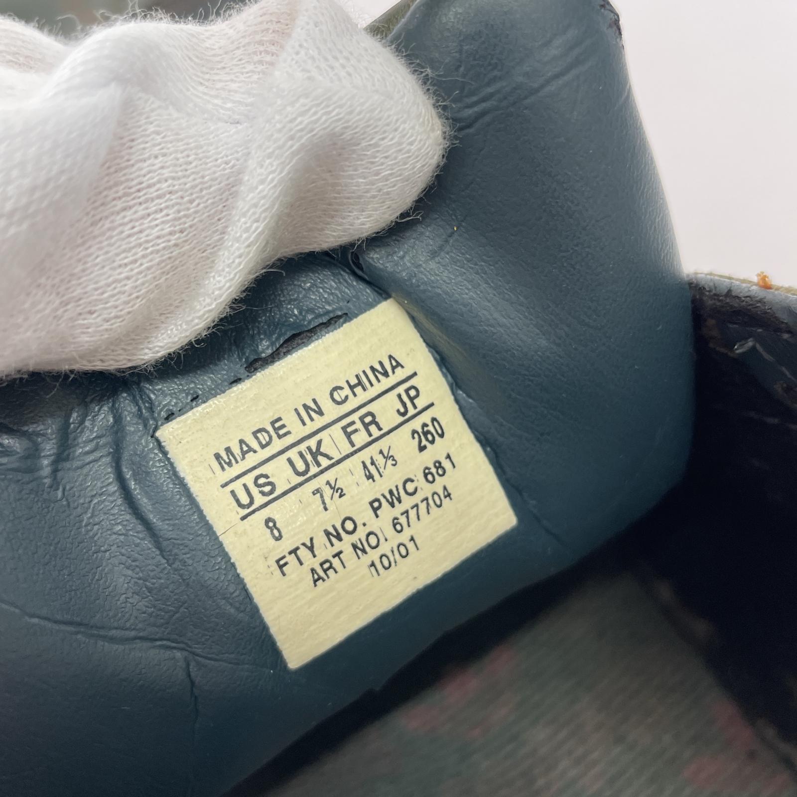 シューズ 90s SUPERSTAR カーキ 26cm (US8 UK7 1/2 EU42) グリーン