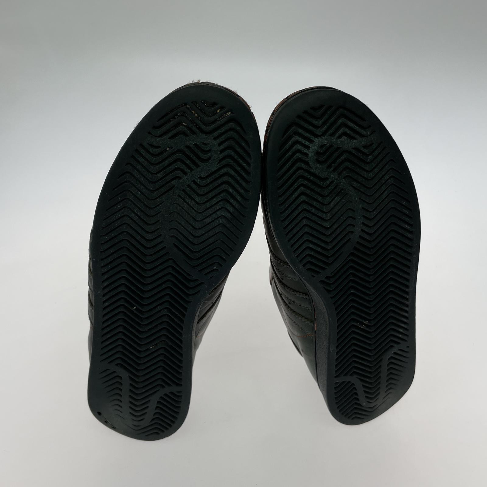 シューズ 90s SUPERSTAR カーキ 26cm (US8 UK7 1/2 EU42) グリーン