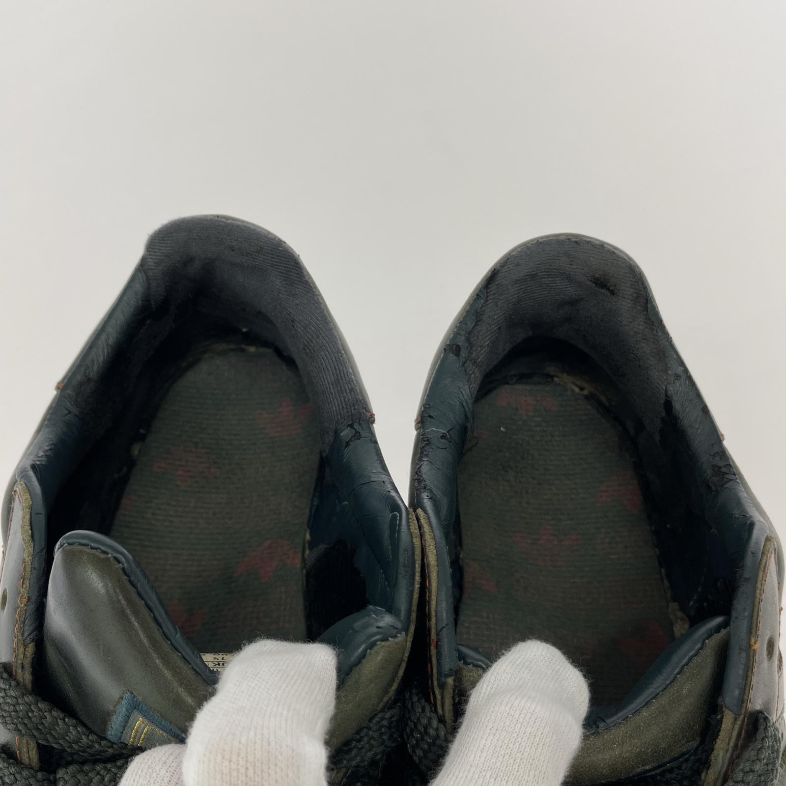 シューズ 90s SUPERSTAR カーキ 26cm (US8 UK7 1/2 EU42) グリーン