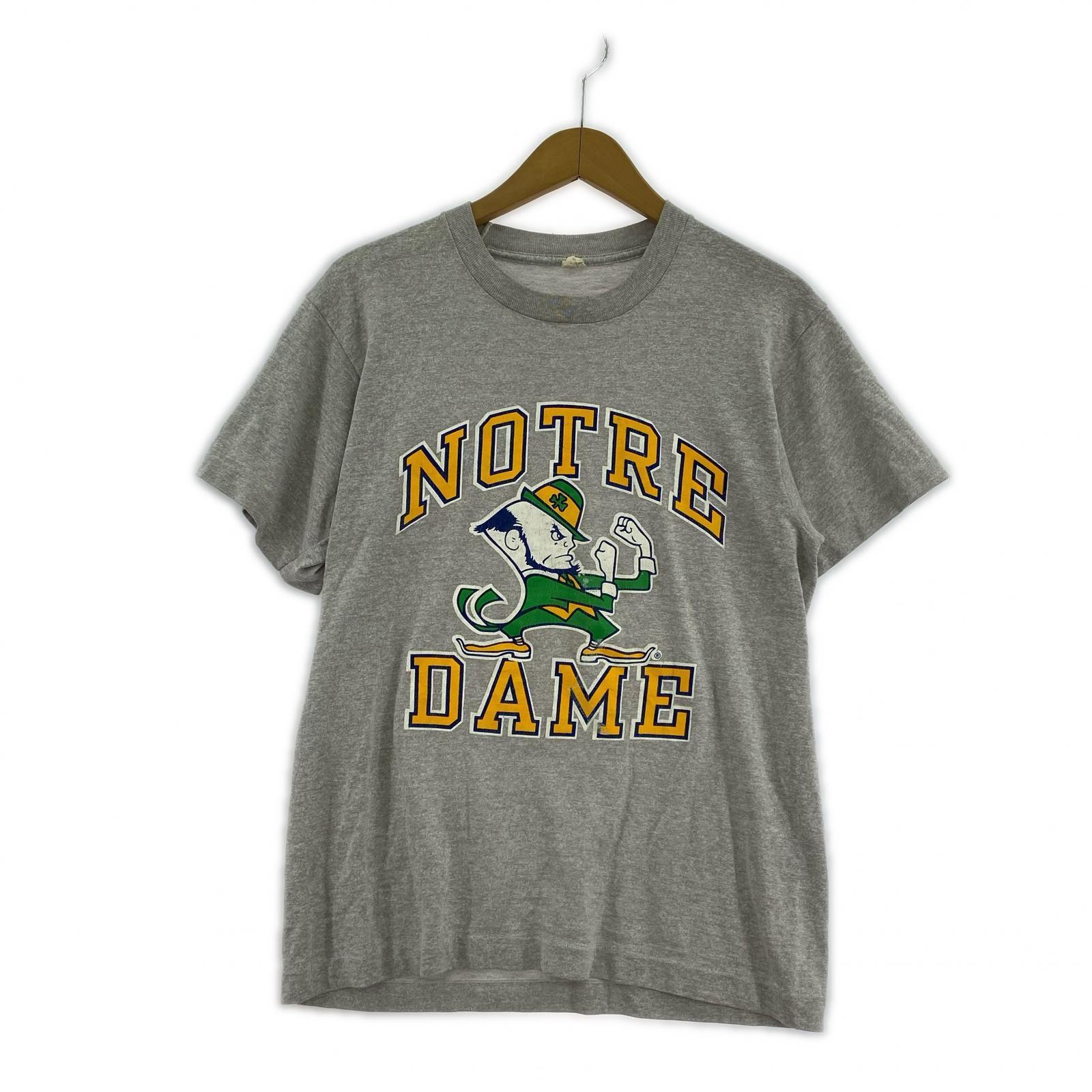 半袖Tシャツ 80s ファイティングアイリッシュ グレー (M) M グレー