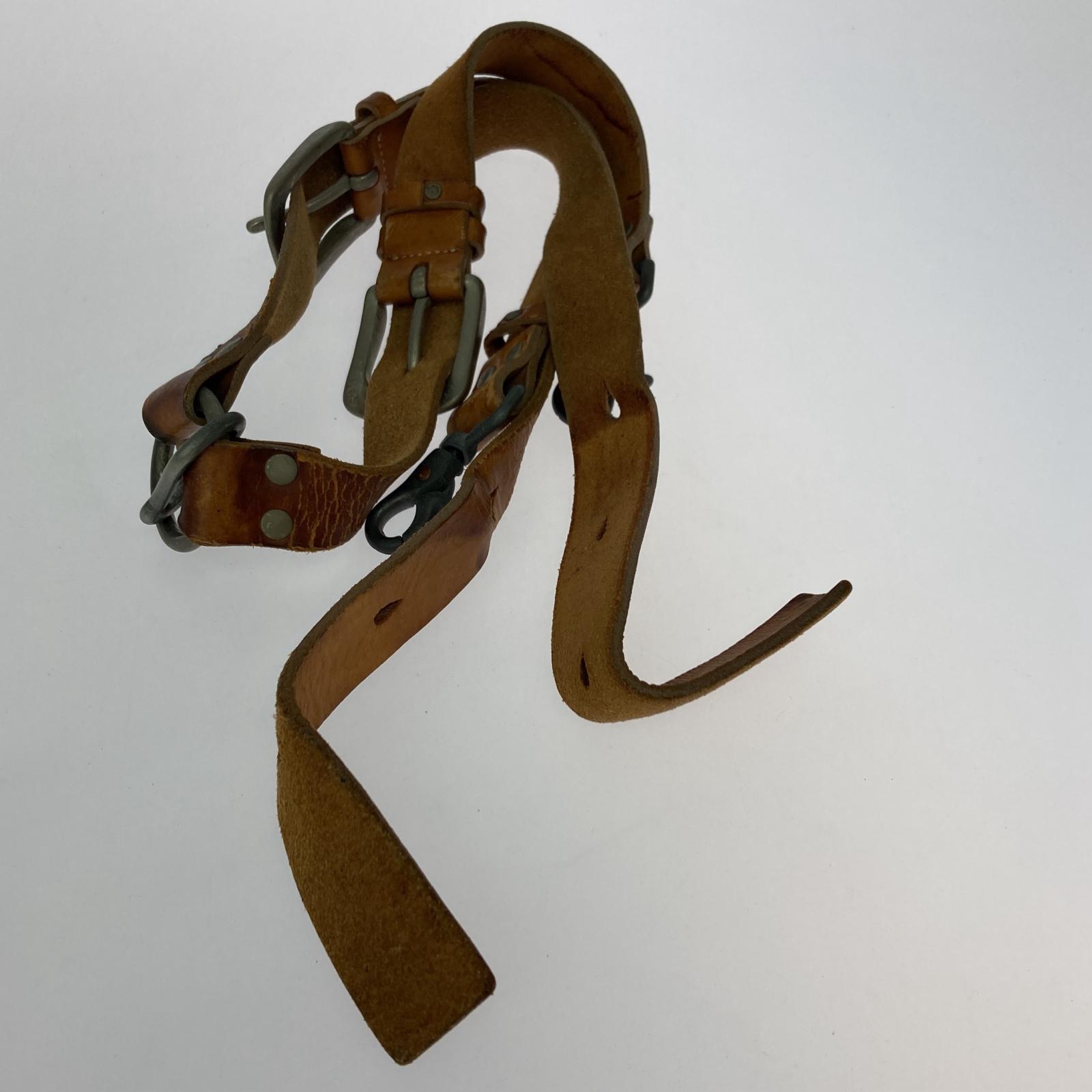 ショルダーバッグ 3WAY CALLING 本革 レザーヘルメットバッグ ブラウン